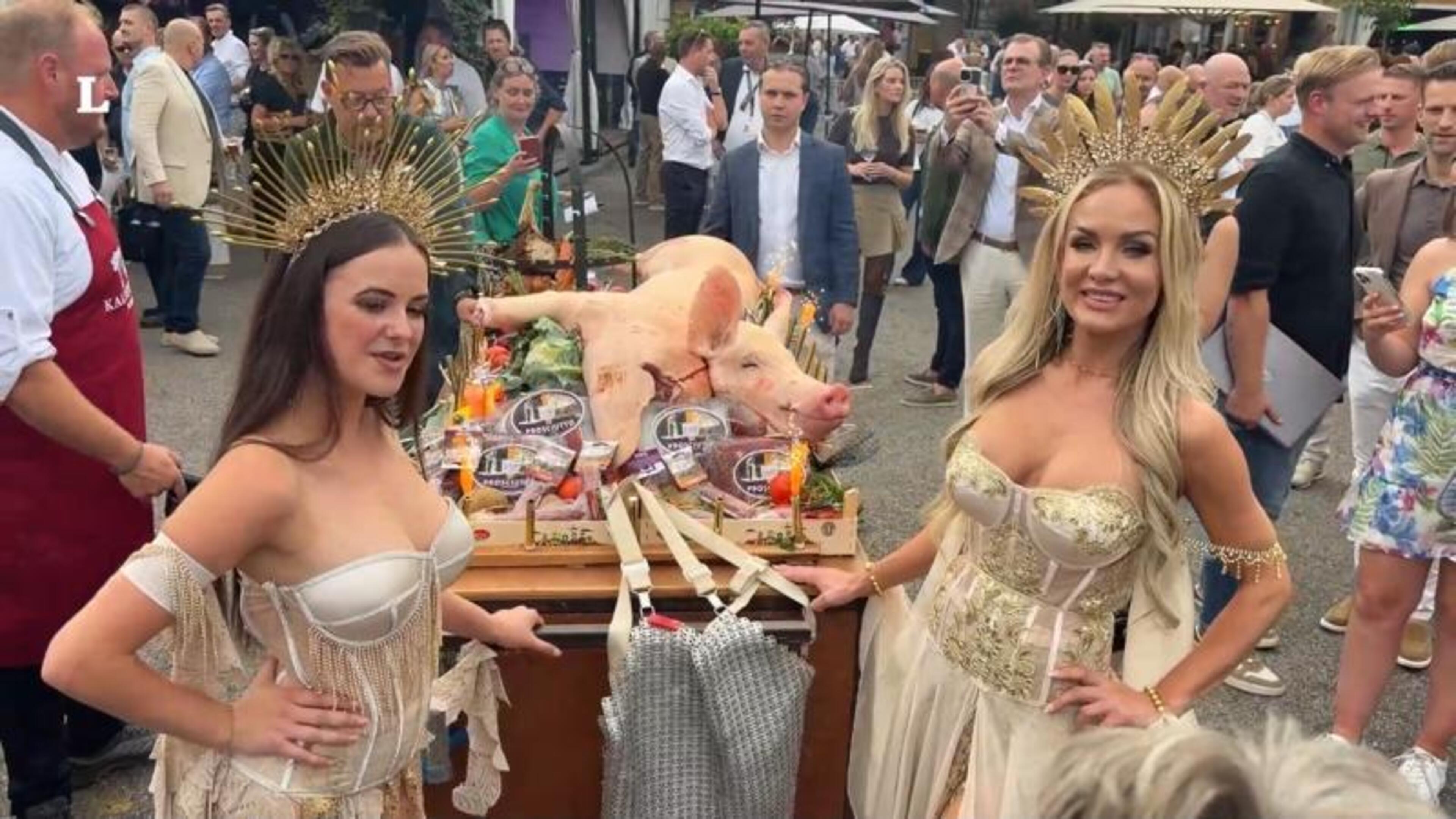 Speenvarken op Preuvenemint Maastricht