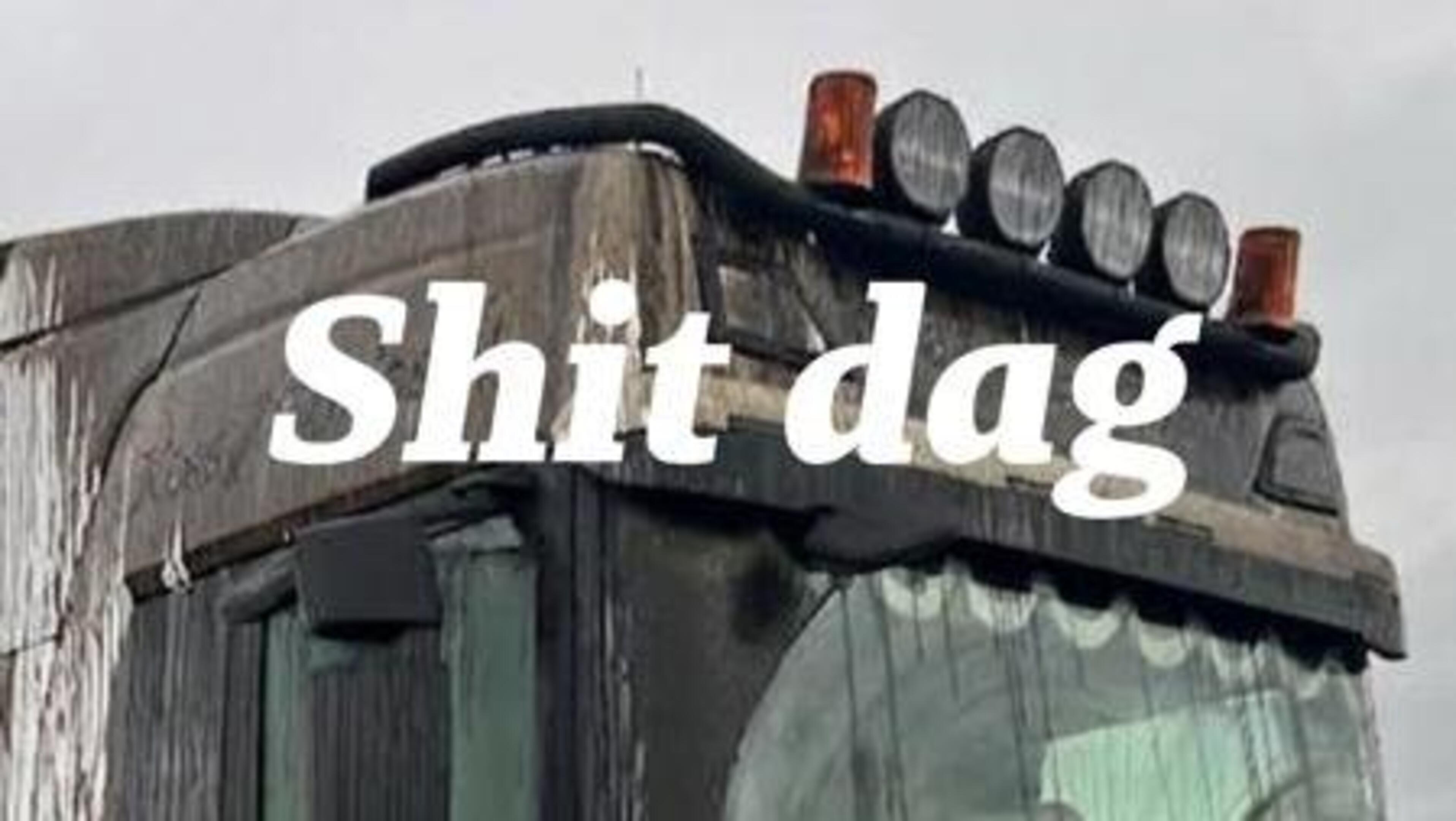 Chauffeur krijgt lading mest over zich heen na noodstop