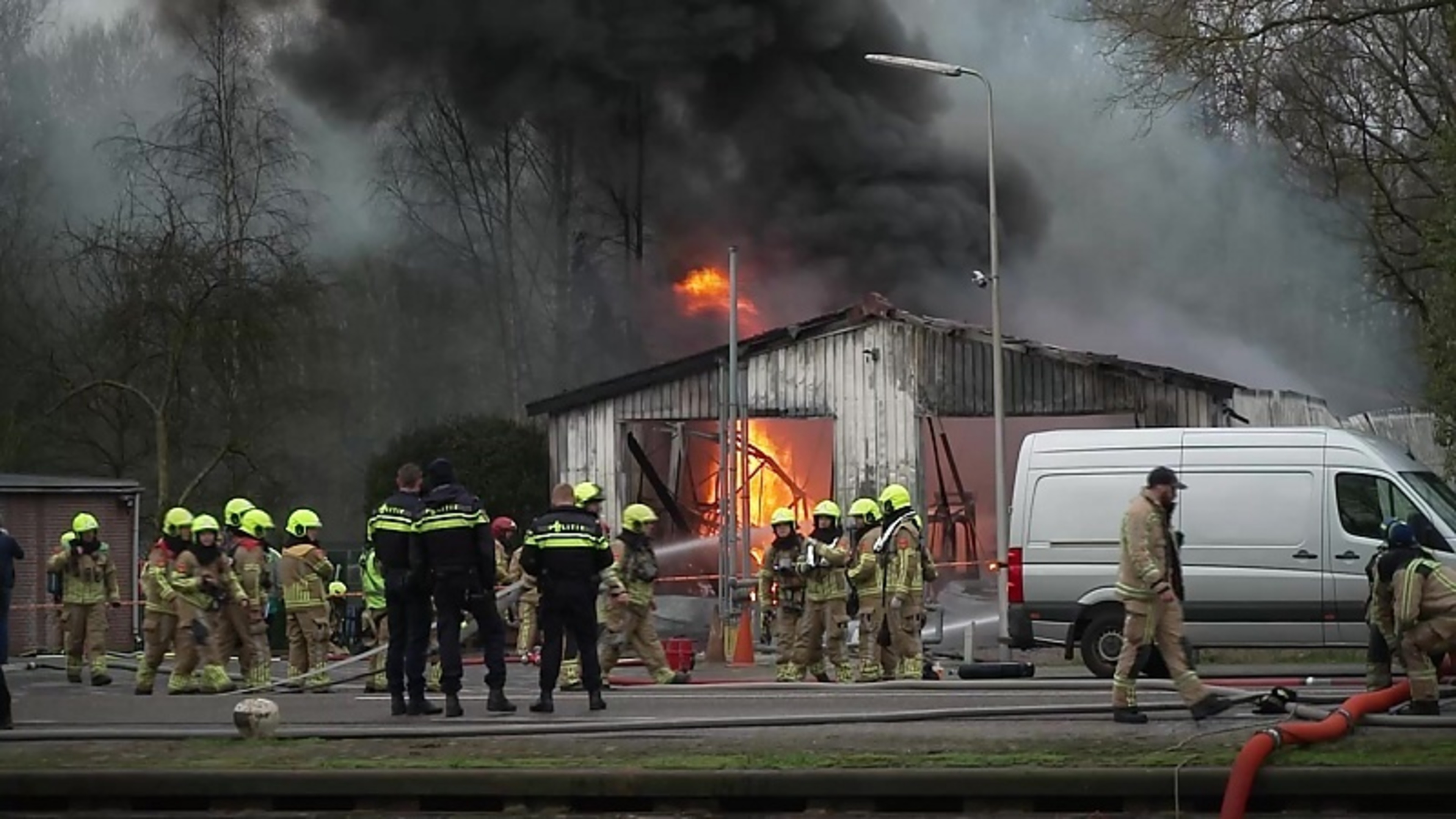 Brand bij tankstation Weert