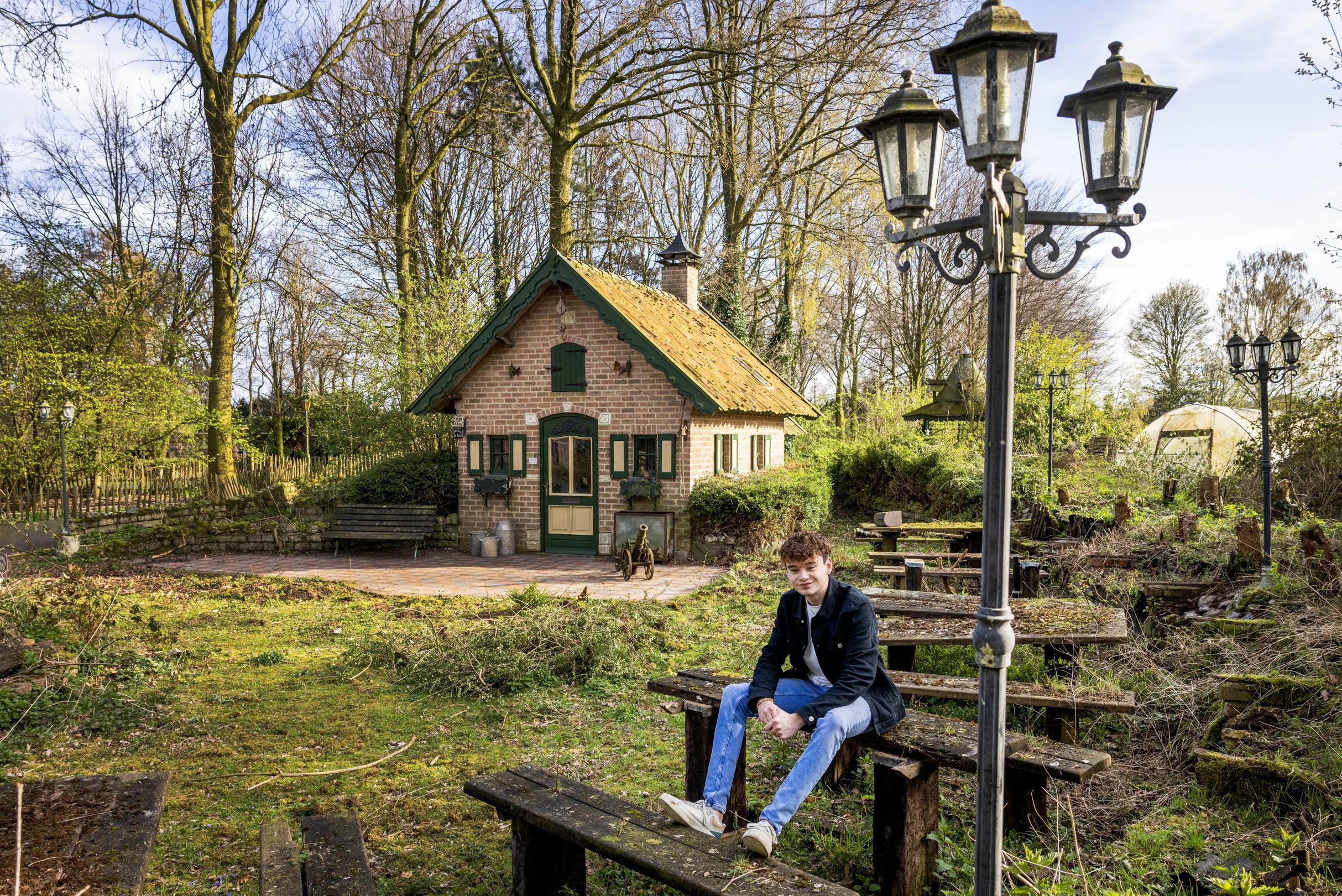Jop (17) herstelt verwilderd park in oude glorie in Kelpen-Oler: ‘Wonderbaarlijk, ik heb er geen woo