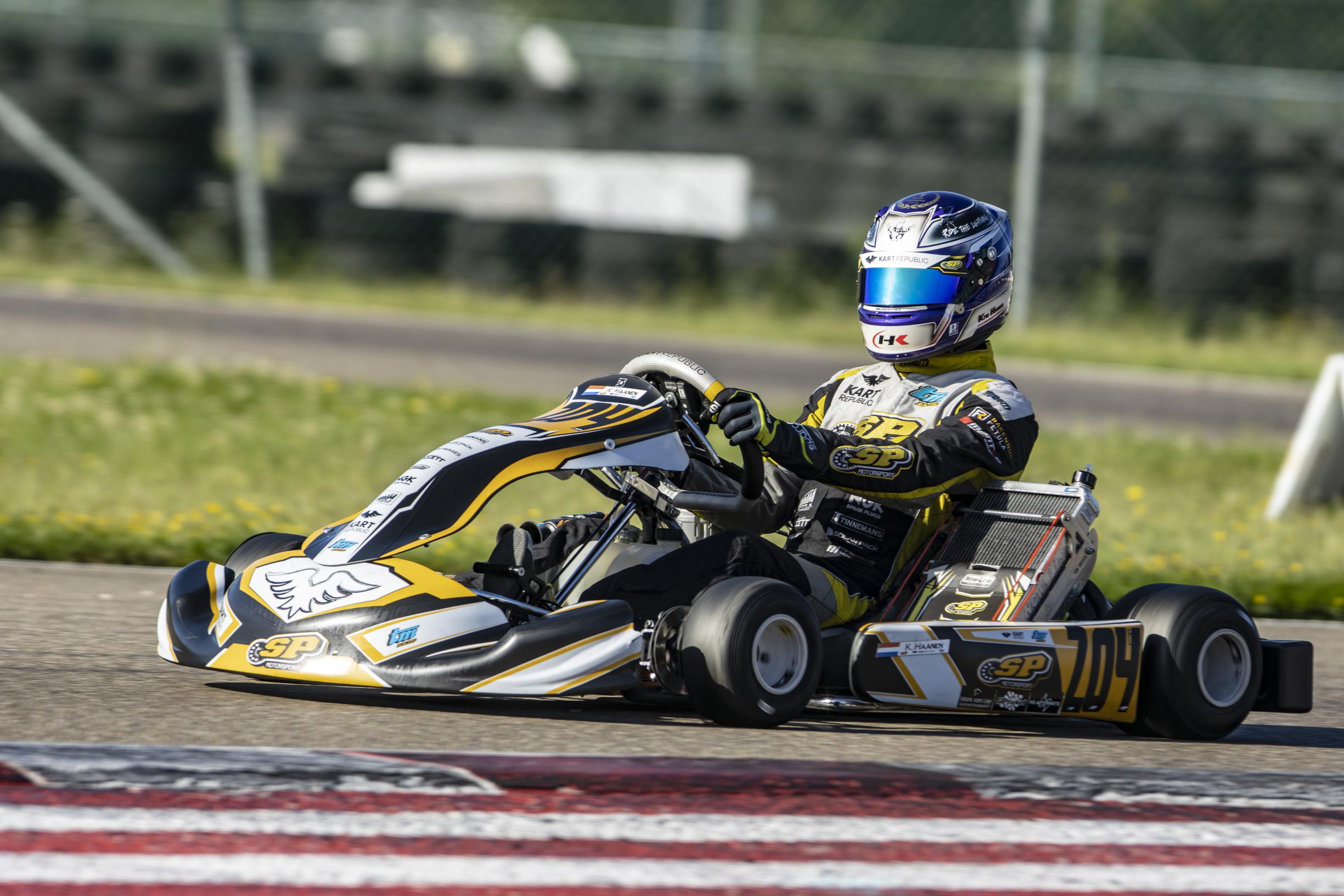 Karter Kris Haanen uit Meterik hoopt op toekomst in Formule 4: ‘Het is echter wel een grote stap die