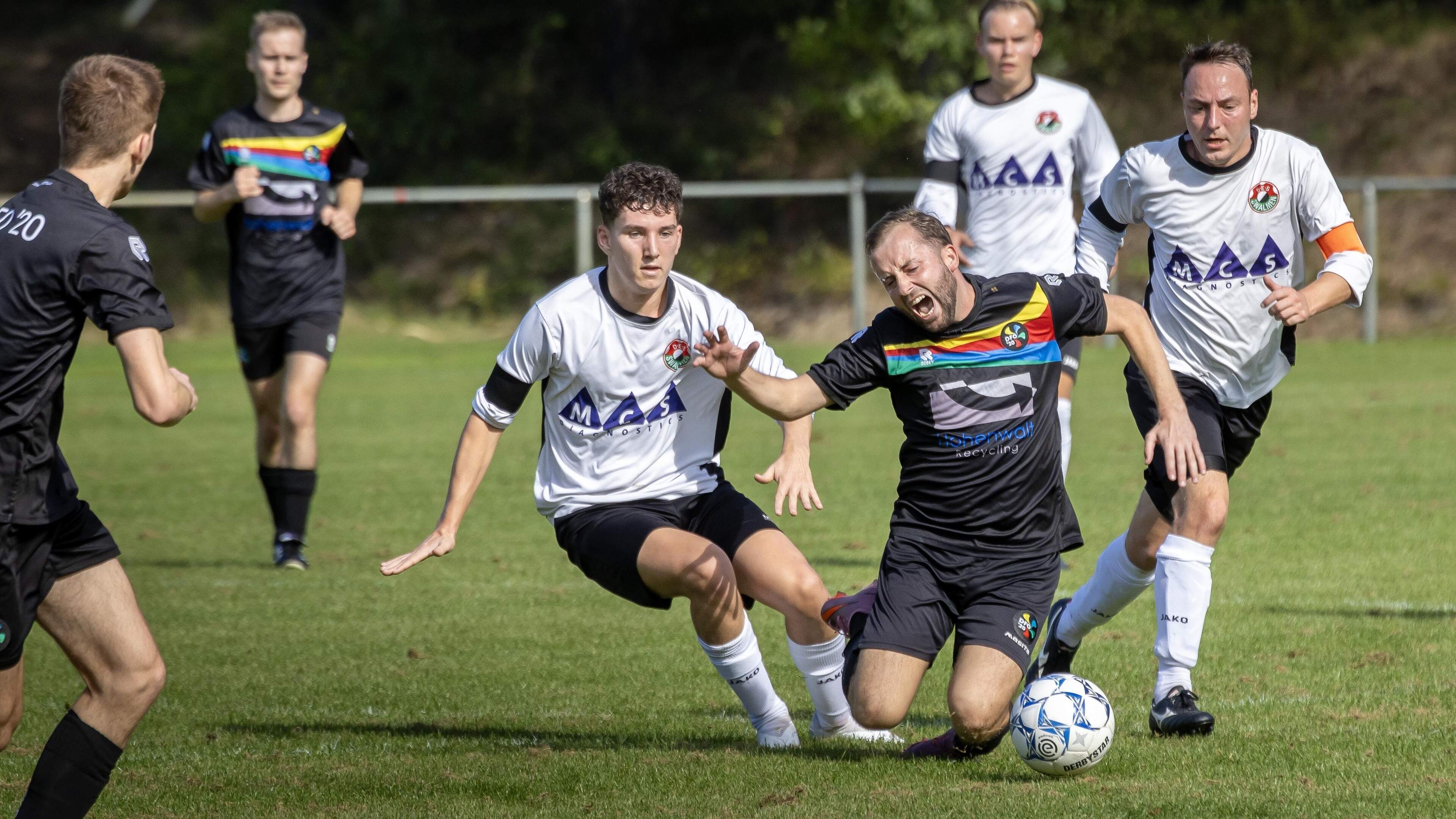 Eind goed al goed voor DFO’20, dat volgens trainer Stoop tegen DES Swalmen ‘de beste helft sinds tij
