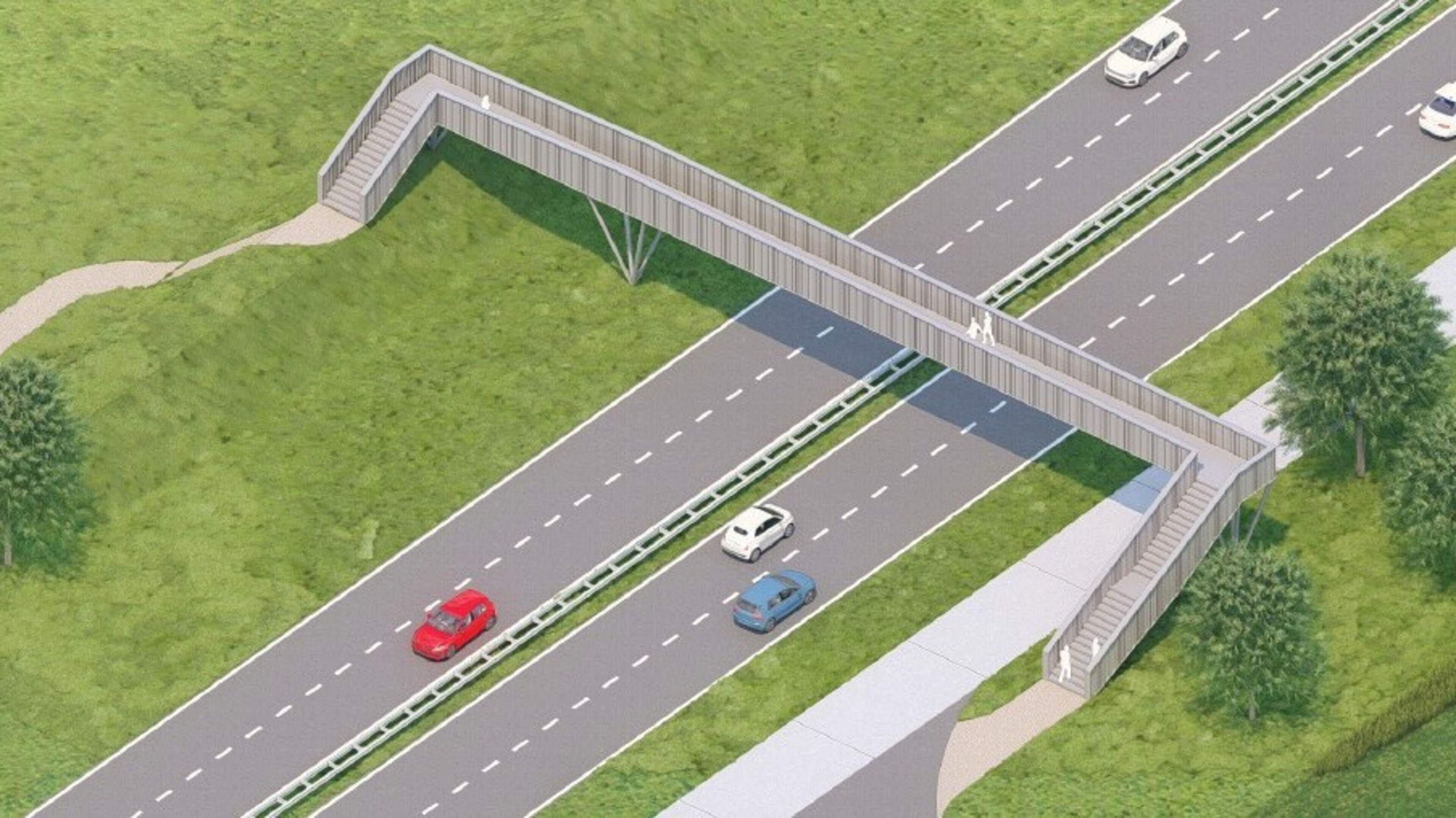 Voetgangersbrug bij Nieuwstadt komt er voorlopig niet: ‘Eisen provincie maken het onbetaalbaar’