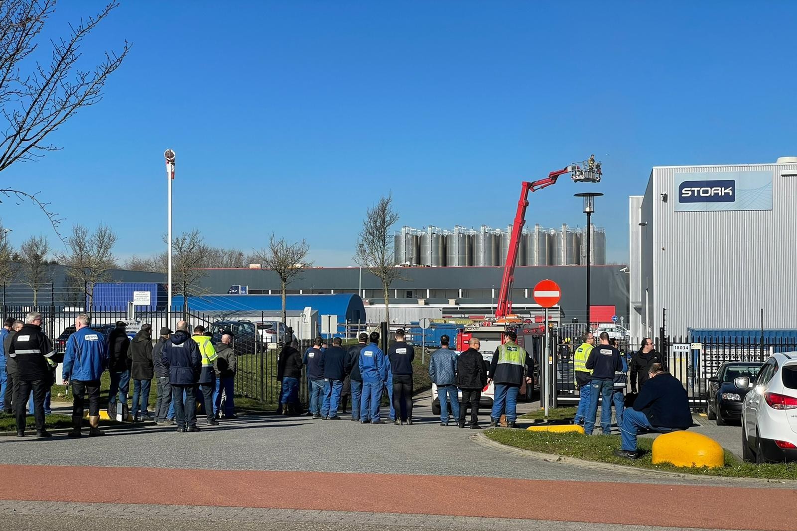 Bedrijfspand in Elsloo ontruimd na brand