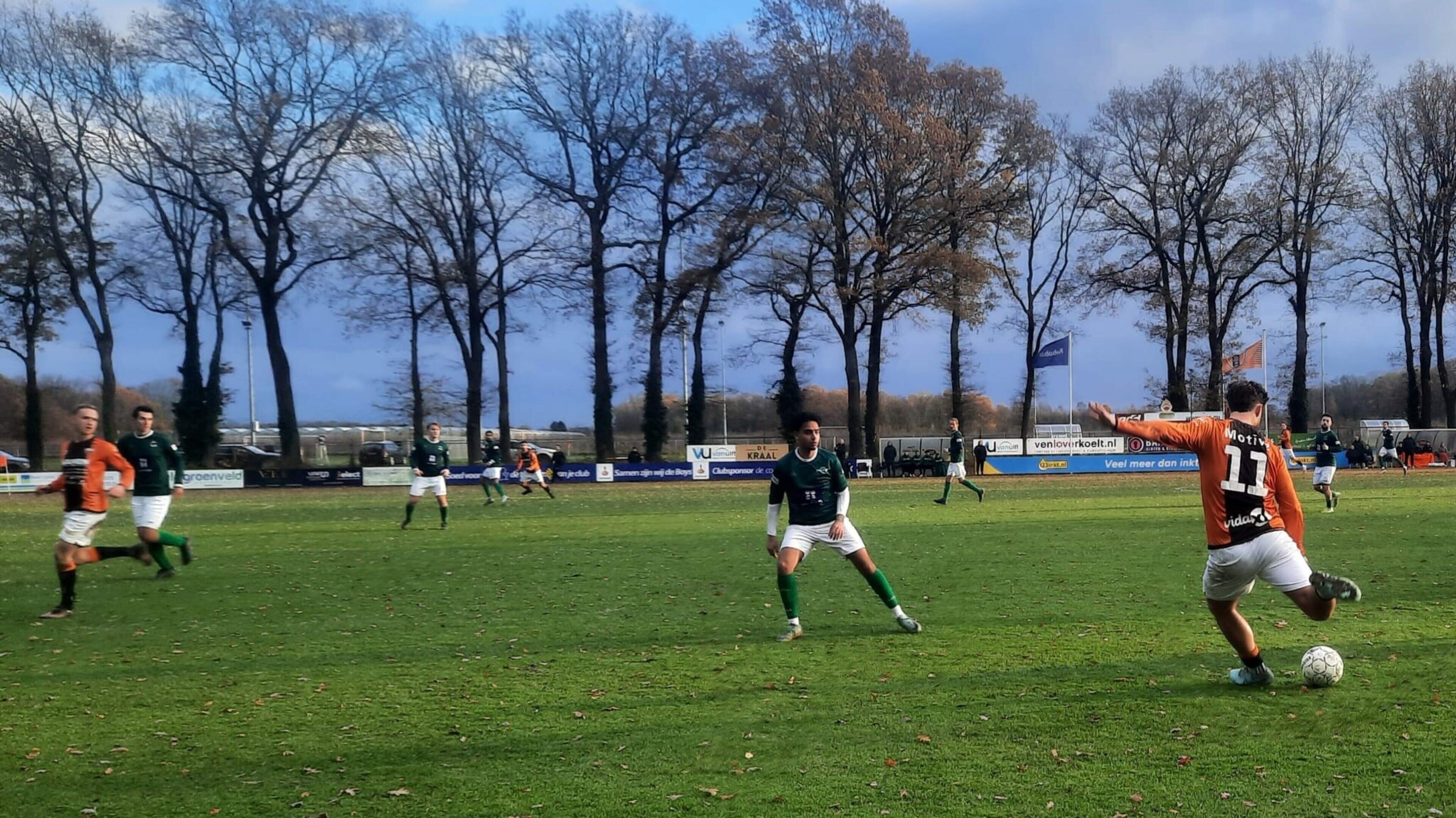 Venlosche Boys meldt zich na winst op concurrent Minor weer aan kop: ‘We zitten weer in een betere p