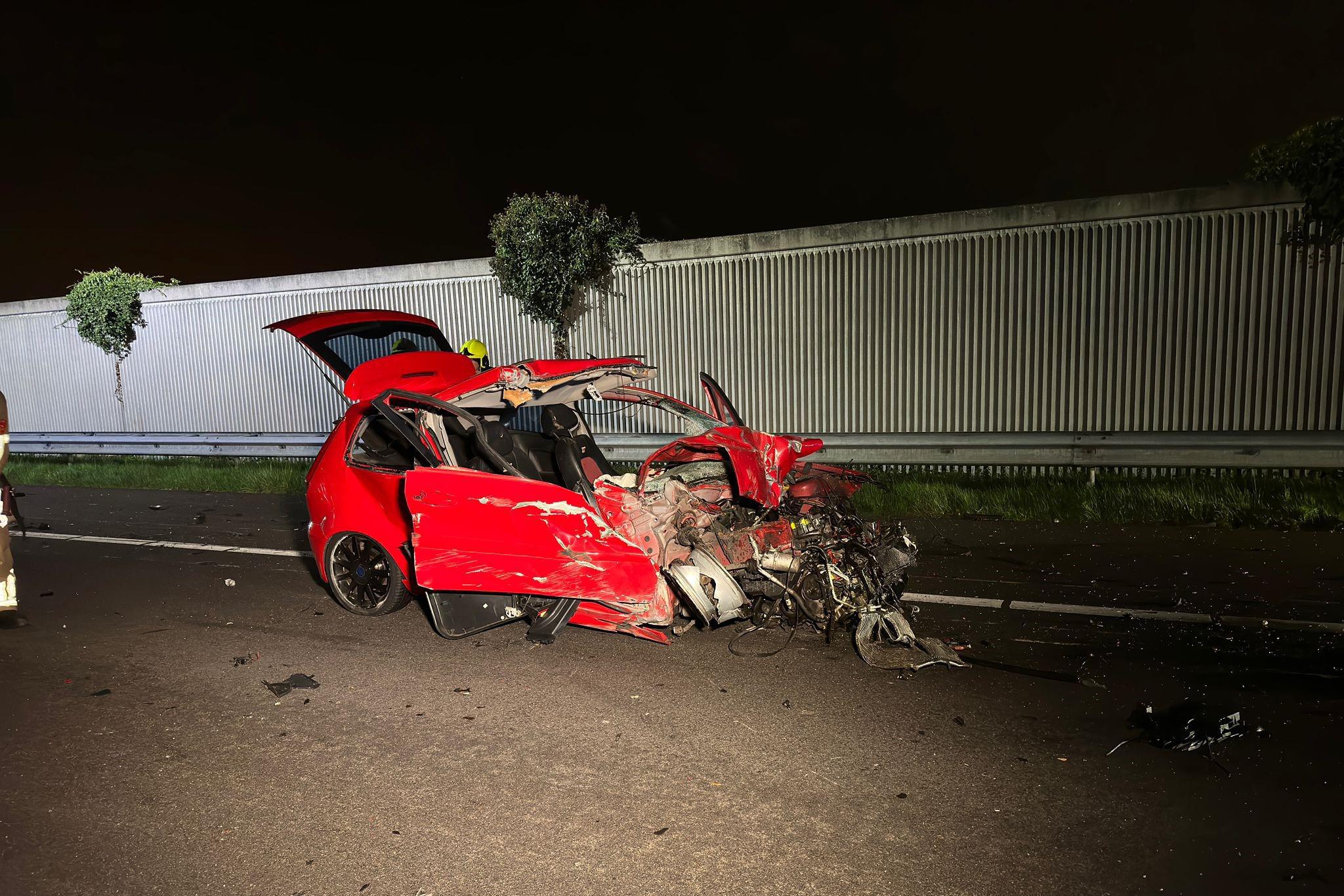 Gewonde bij zwaar ongeluk A73