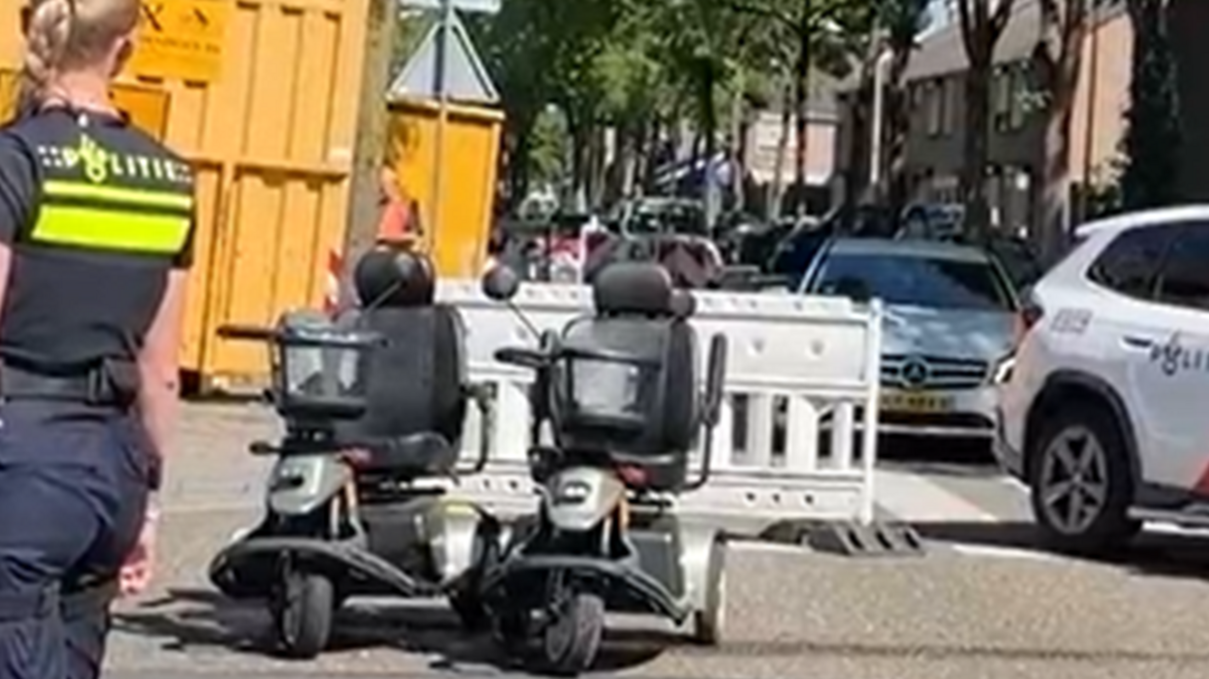 Aanrijding scootmobiel