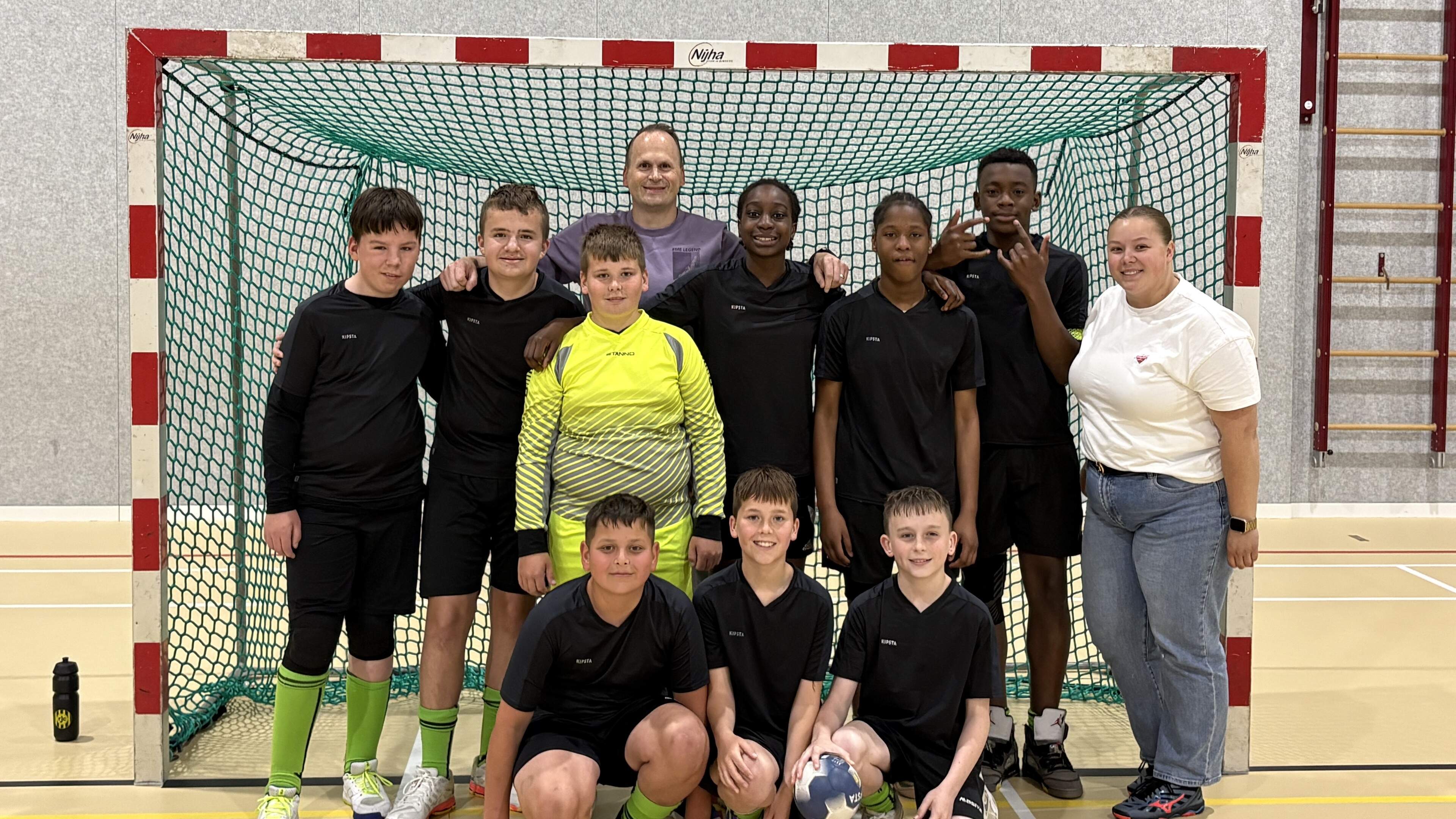 Basisschool Bleijerheide uit Kerkrade wil vooral plezier maken tijdens finale NK Schoolhandbal: ‘De 