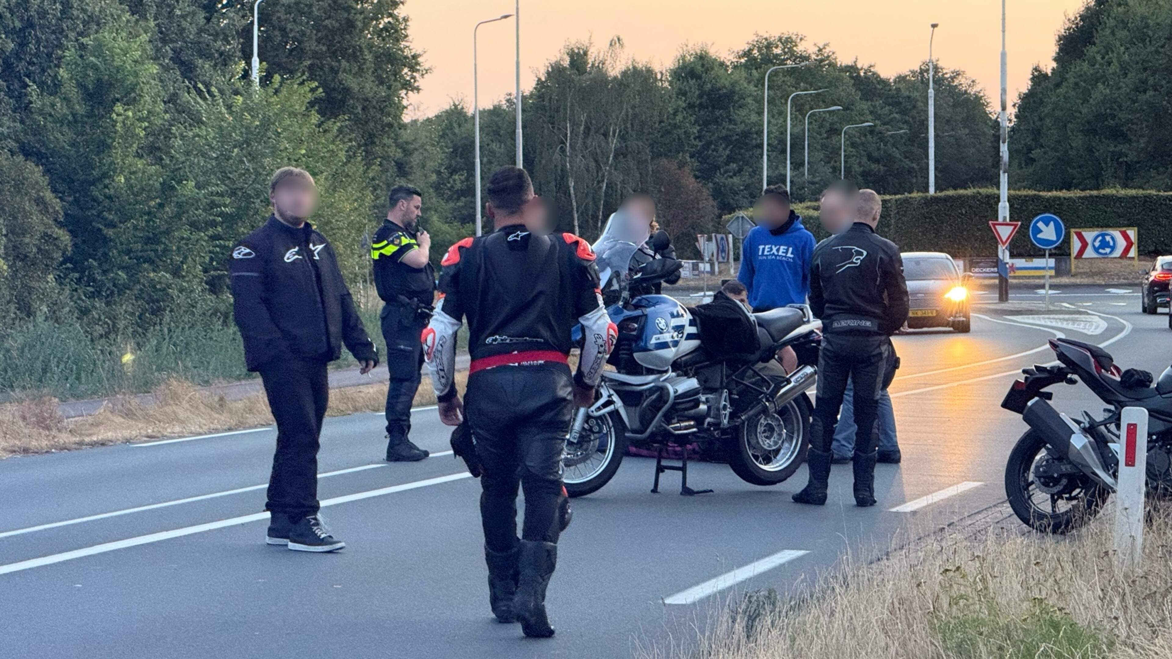 Motorrijdster gewond bij eenzijdig ongeval in Oostrum
