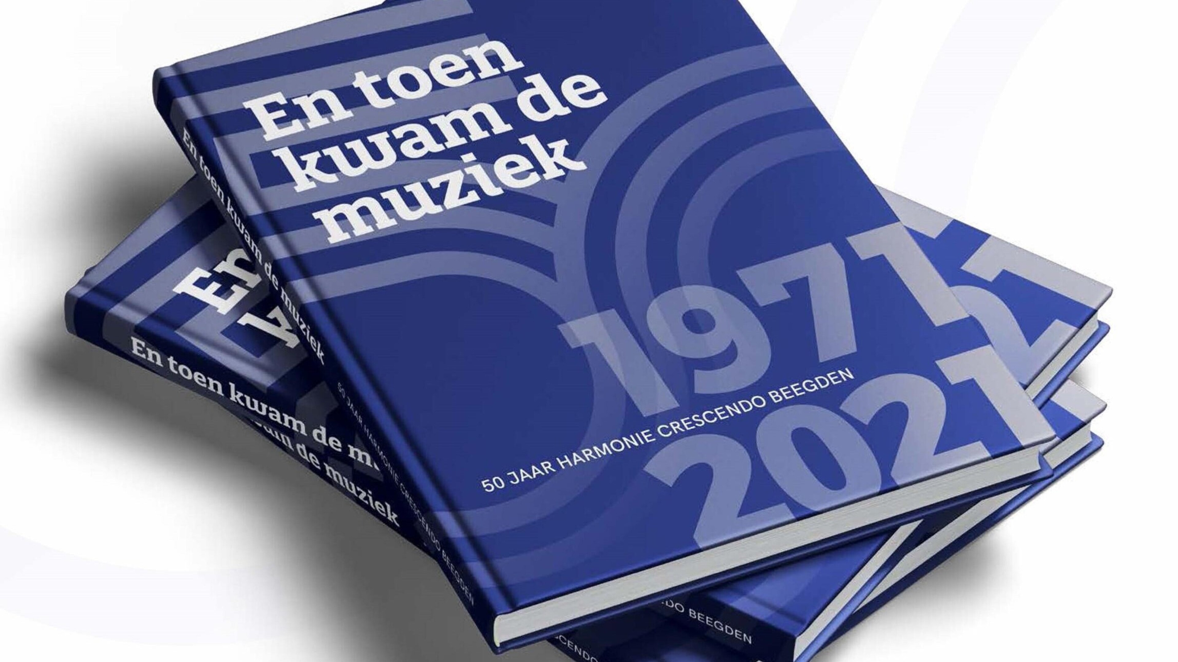 Boekpresentatie bij 50-jarig jubileum Harmonie Crescendo Beegden