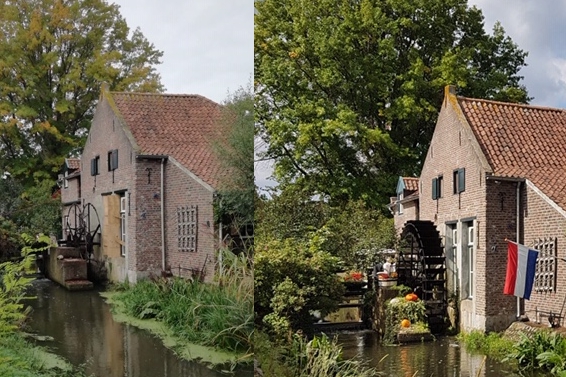 Nico en zijn zwager storten zich op flinke restauratie: kenmerkend molenrad in Neeritter voor even u