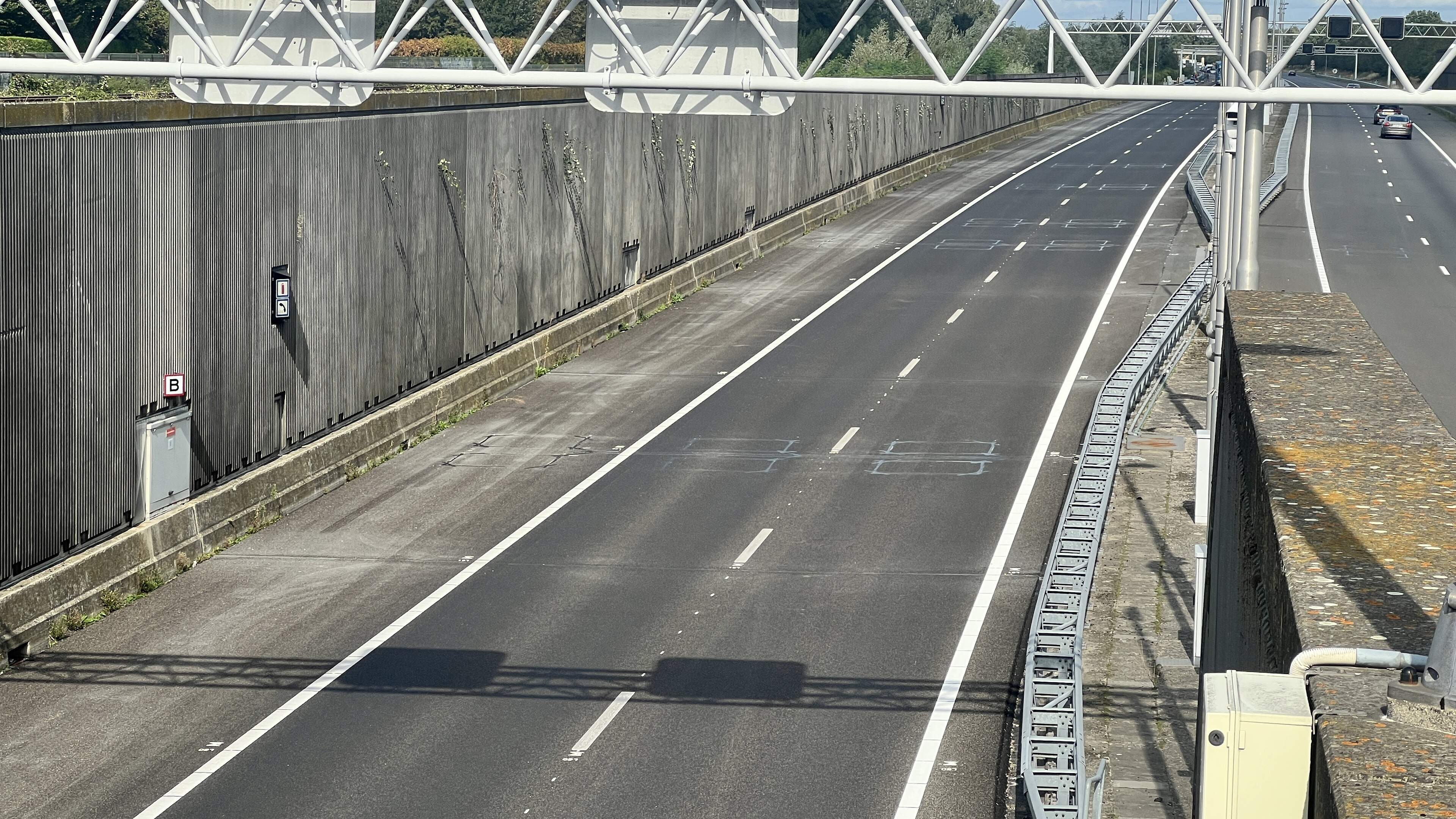 A73-tunnel Swalmen tijdje dicht in zuidelijke richting door ongeluk