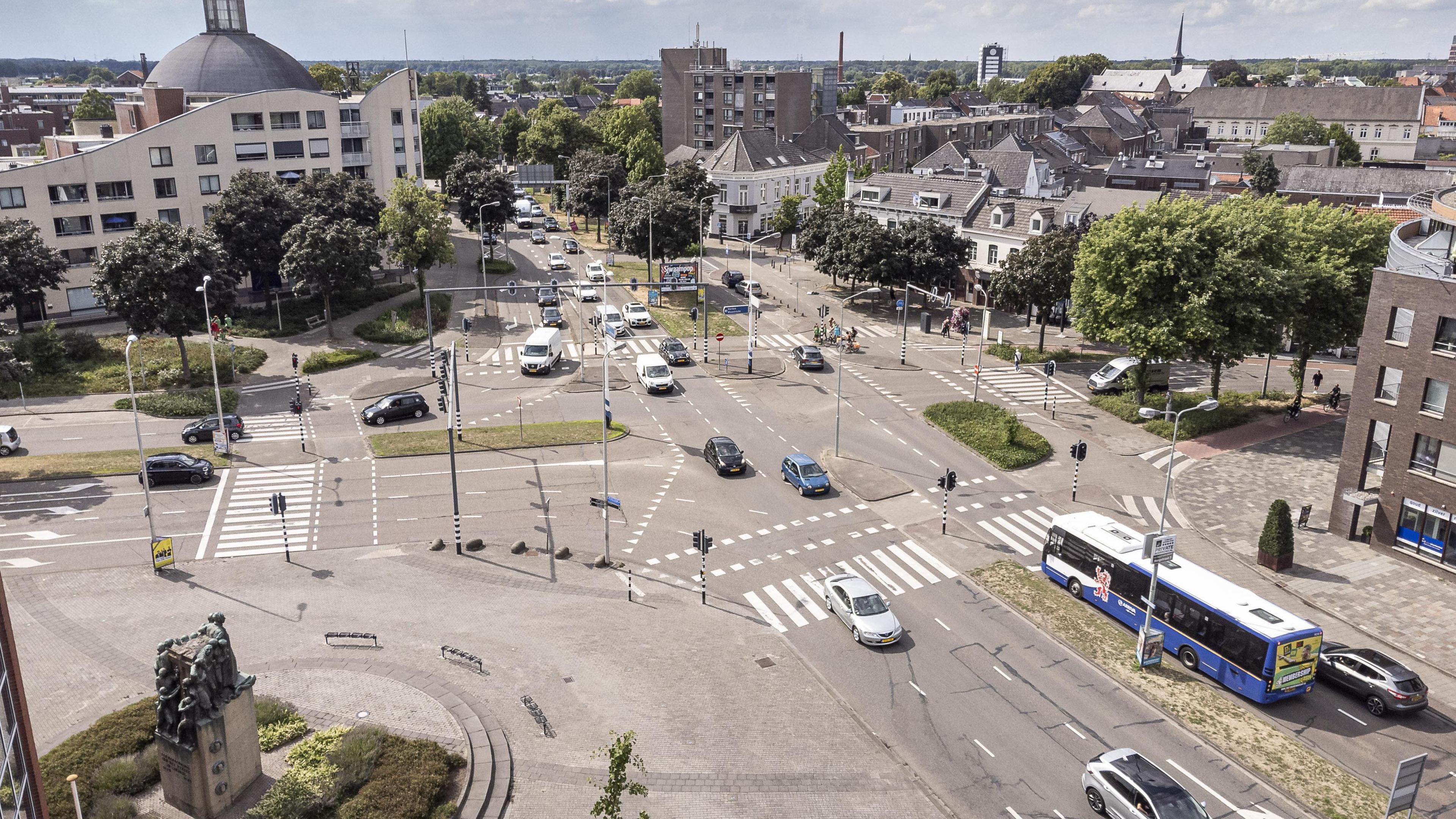Op de halve Singelring in Roermond mag straks nog maar 30 kilometer per uur worden gereden als het a
