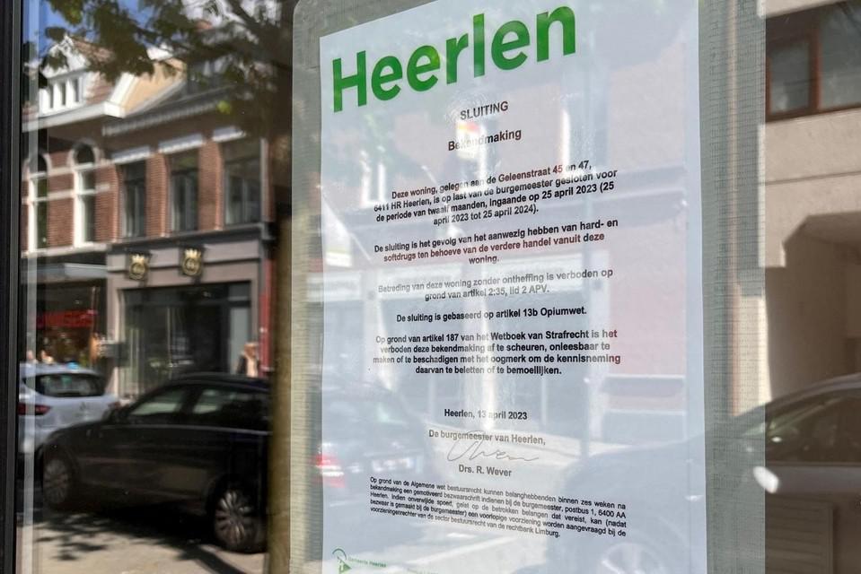 Drugspand Hoensbroek te lang gesloten door gemeente, maar burgemeester ziet geen reden om ‘stevig be