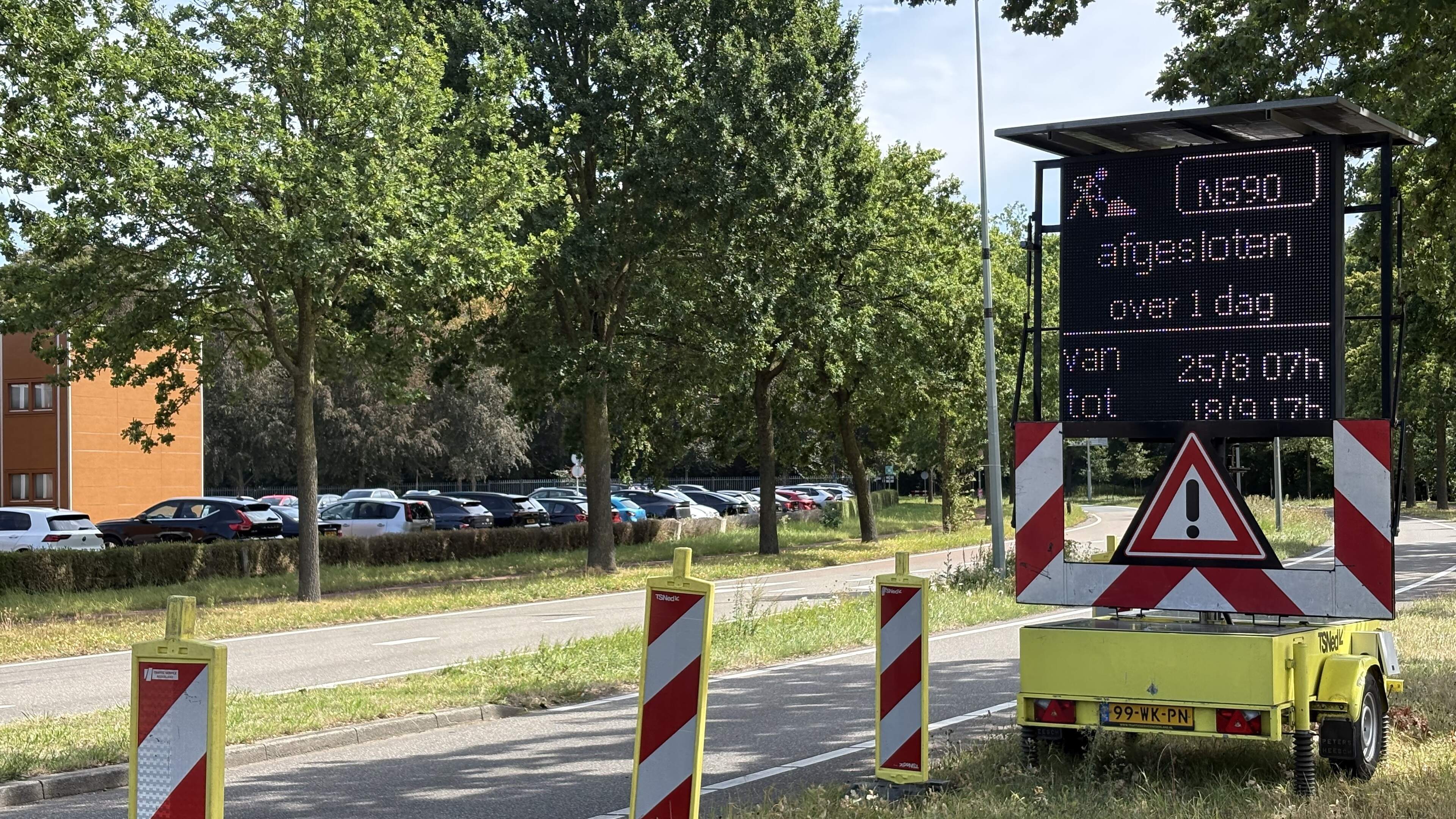 Weg tussen Maastricht en Berg en Terblijt vier weken dicht, tuincentrum baalt