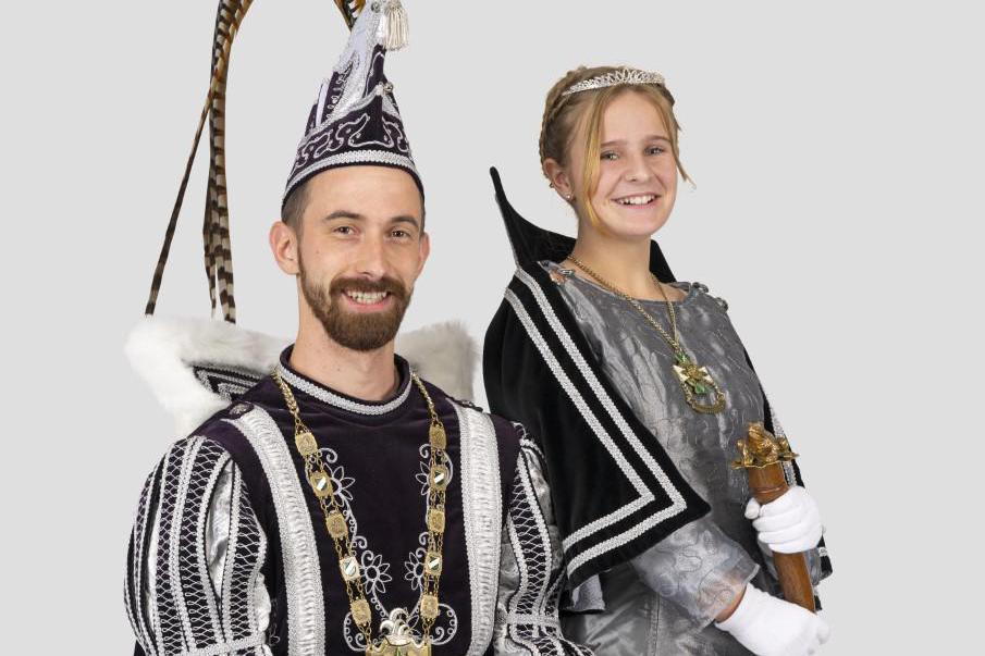 Receptie prins Jordi I en jeugdprinses Livia Kwakkerte Spaubeek