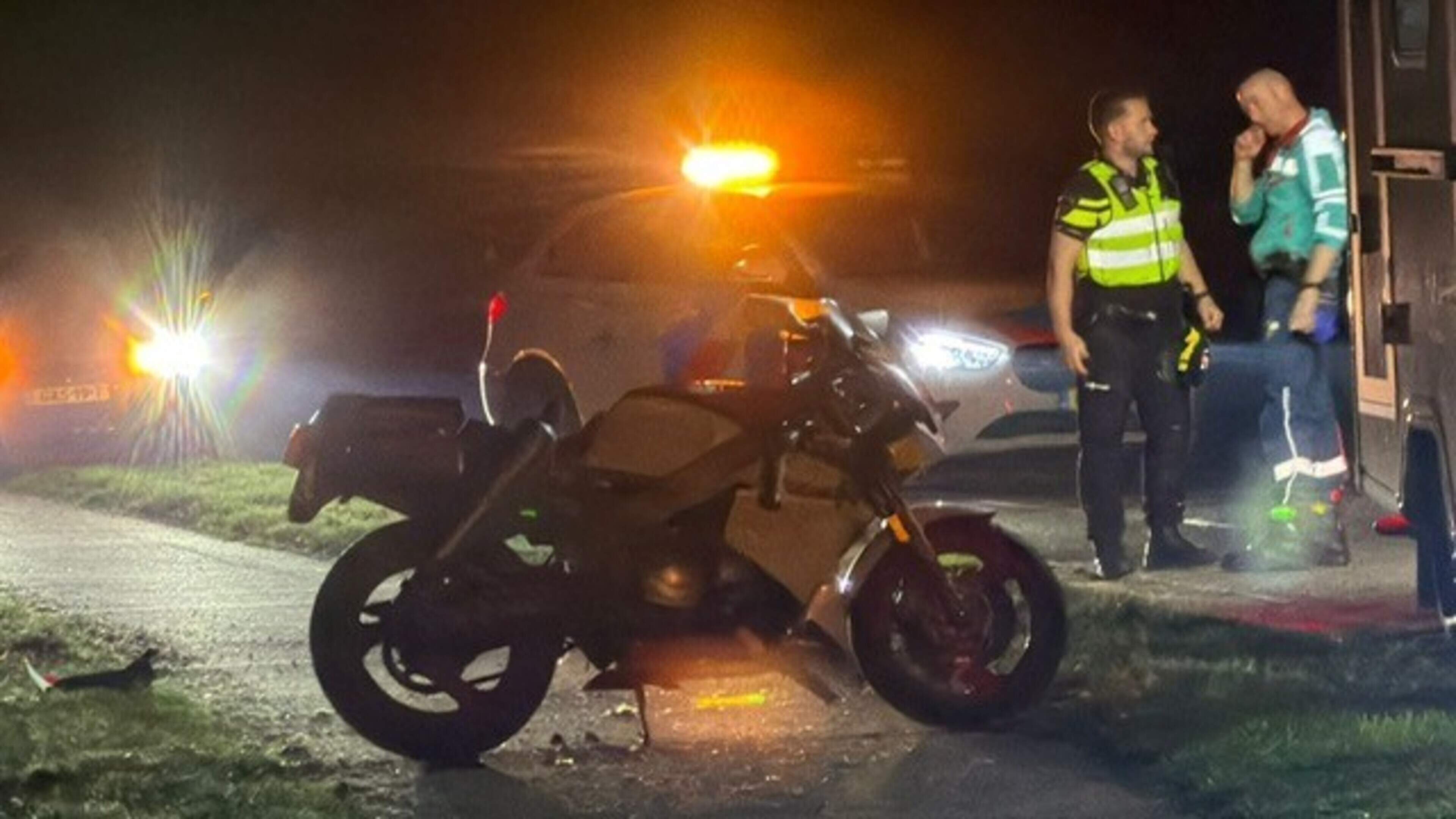 Motorrijder gewond bij eenzijdig ongeval in Stein.