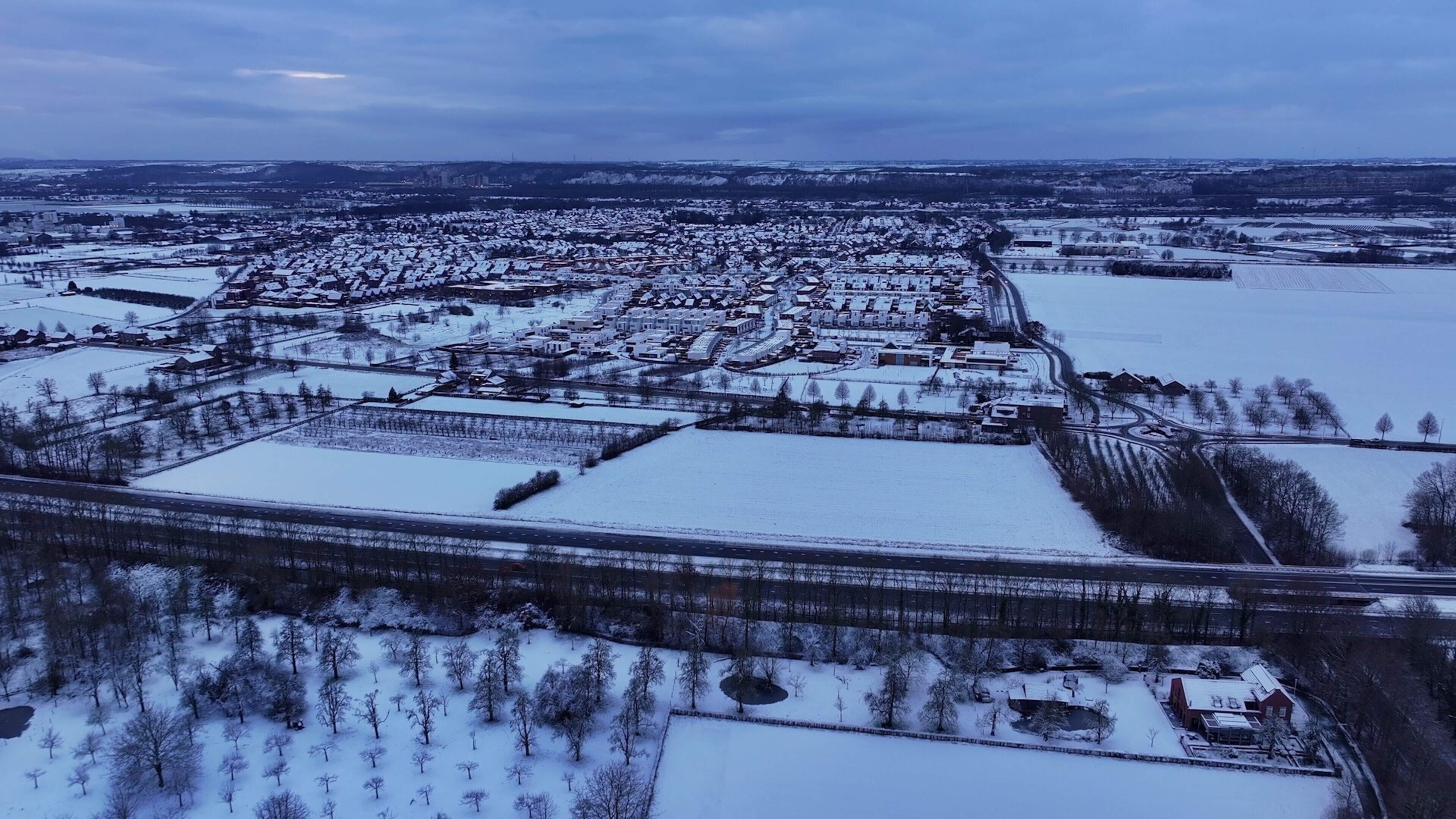 Sneeuw in Zuid-Limburg