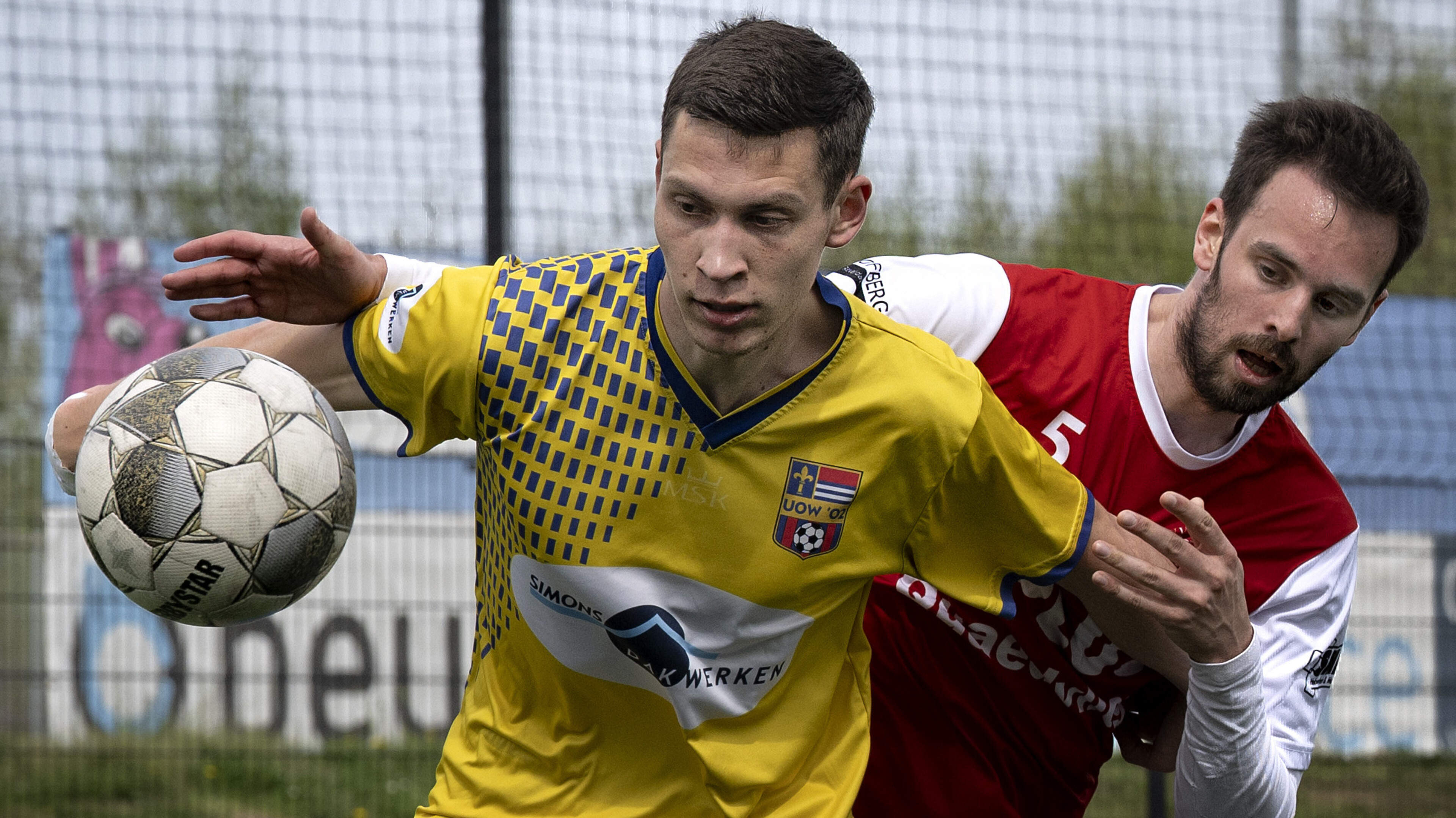 Robin Leunissen (UOW’02) productiefste man in het Limburgse amateurvoetbal, Fabio Merola (NEC-Heksen