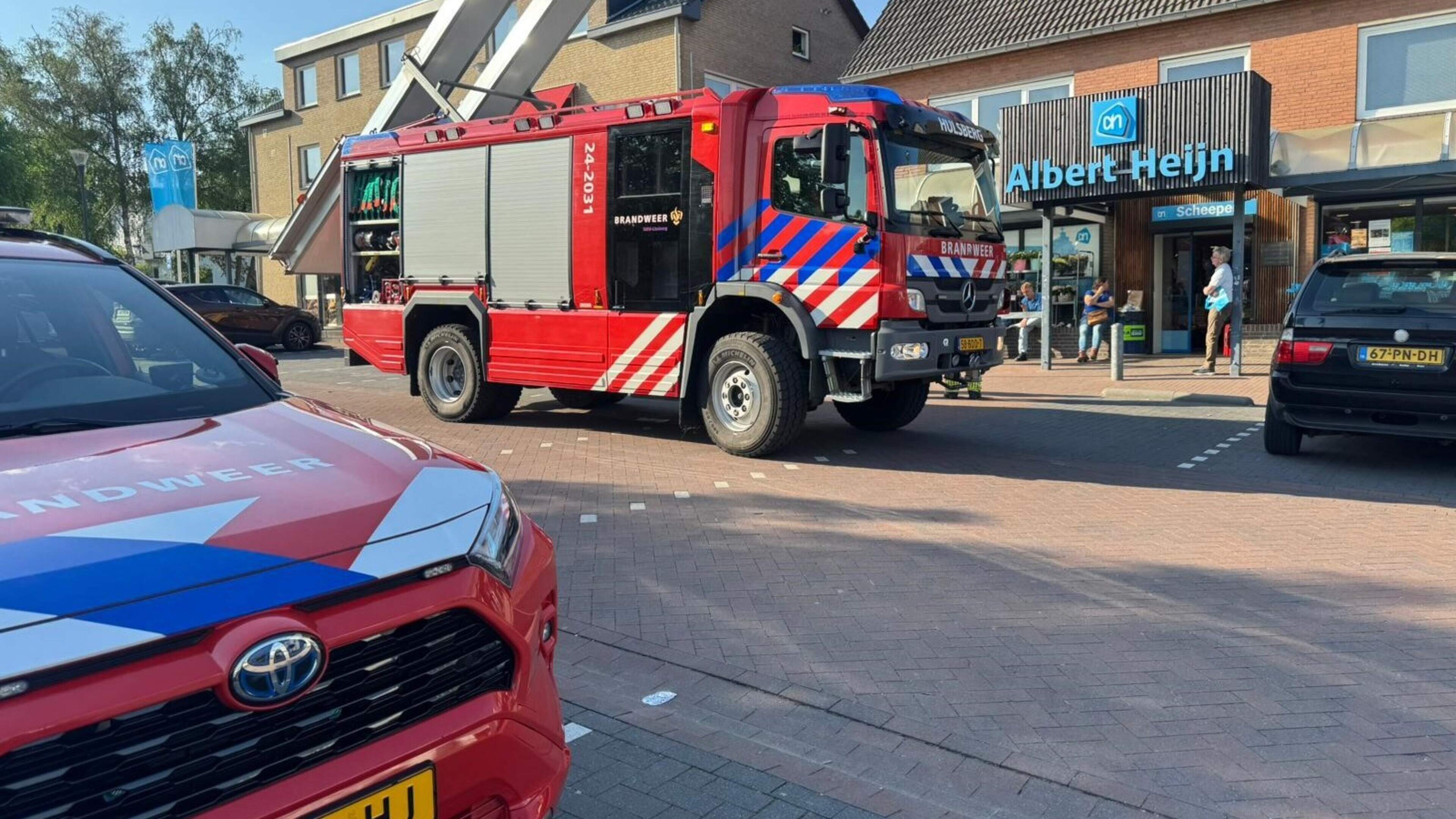 Supermarkt in Hulsberg ontruimd vanwege hinderlijke lucht