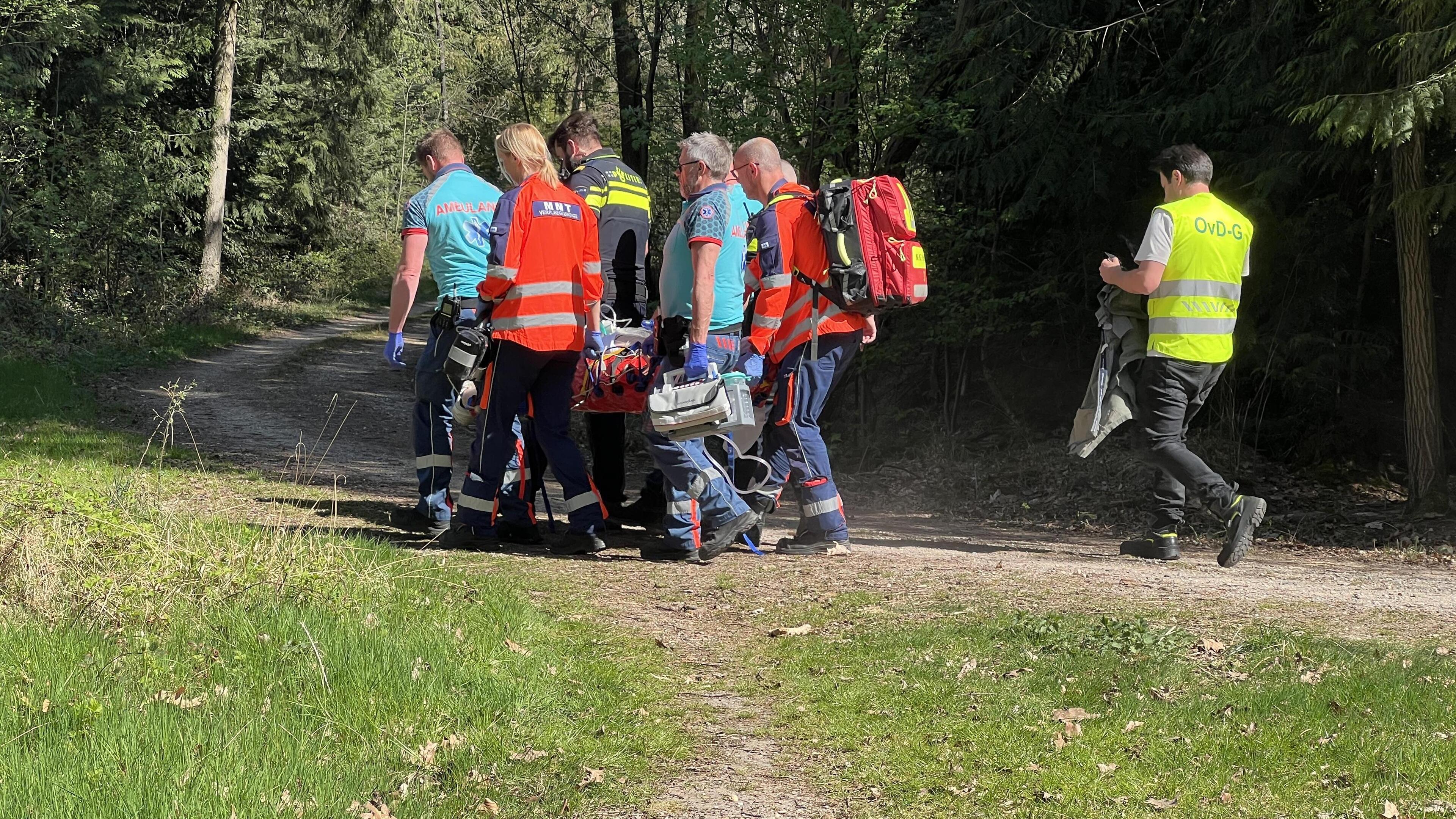 Fietser gewond na val in Beesel, traumahelikopter opgeroepen