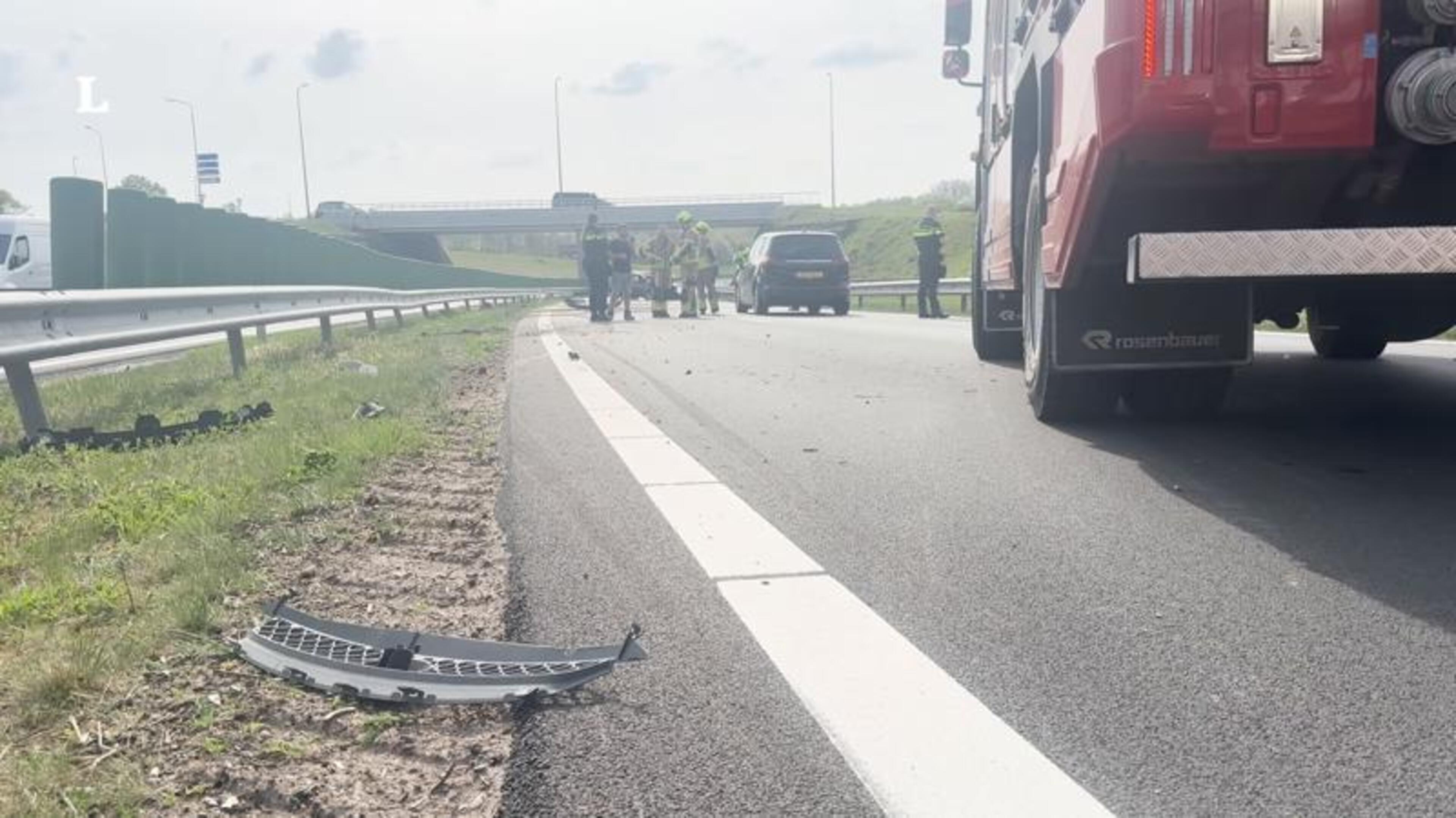 Ongeluk op Buitenring bij Hoensbroek