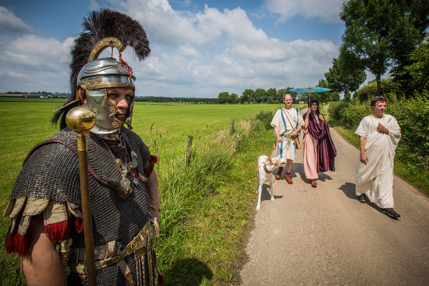 Limburg had het zwaar tijdens de bloedige bezetting door de Romeinen ...