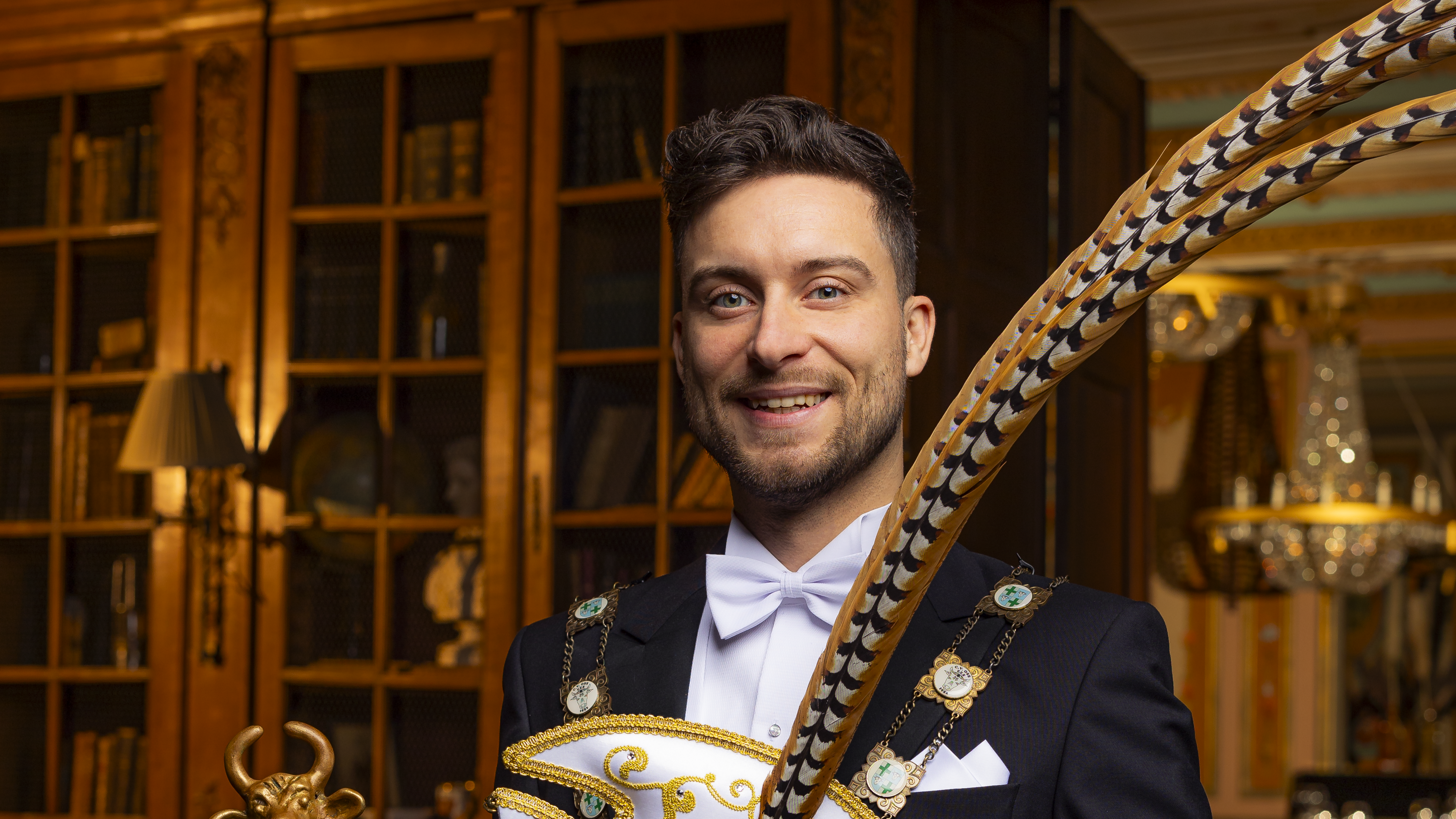 Prins Jasper I zwaait vanuit Bocholtz de scepter over het Össeriek in Eys