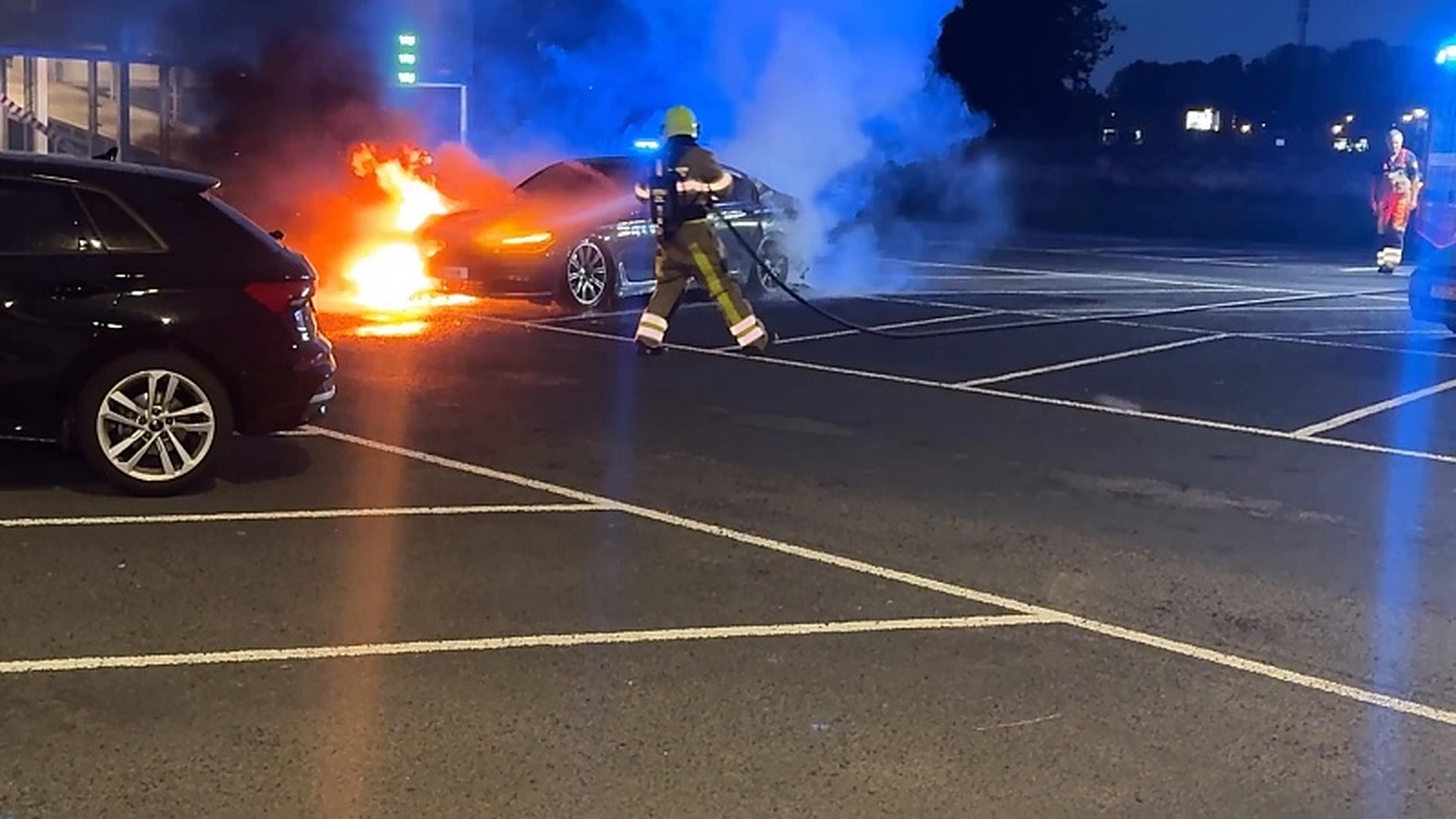 Autobrand Frontensingel Maastricht