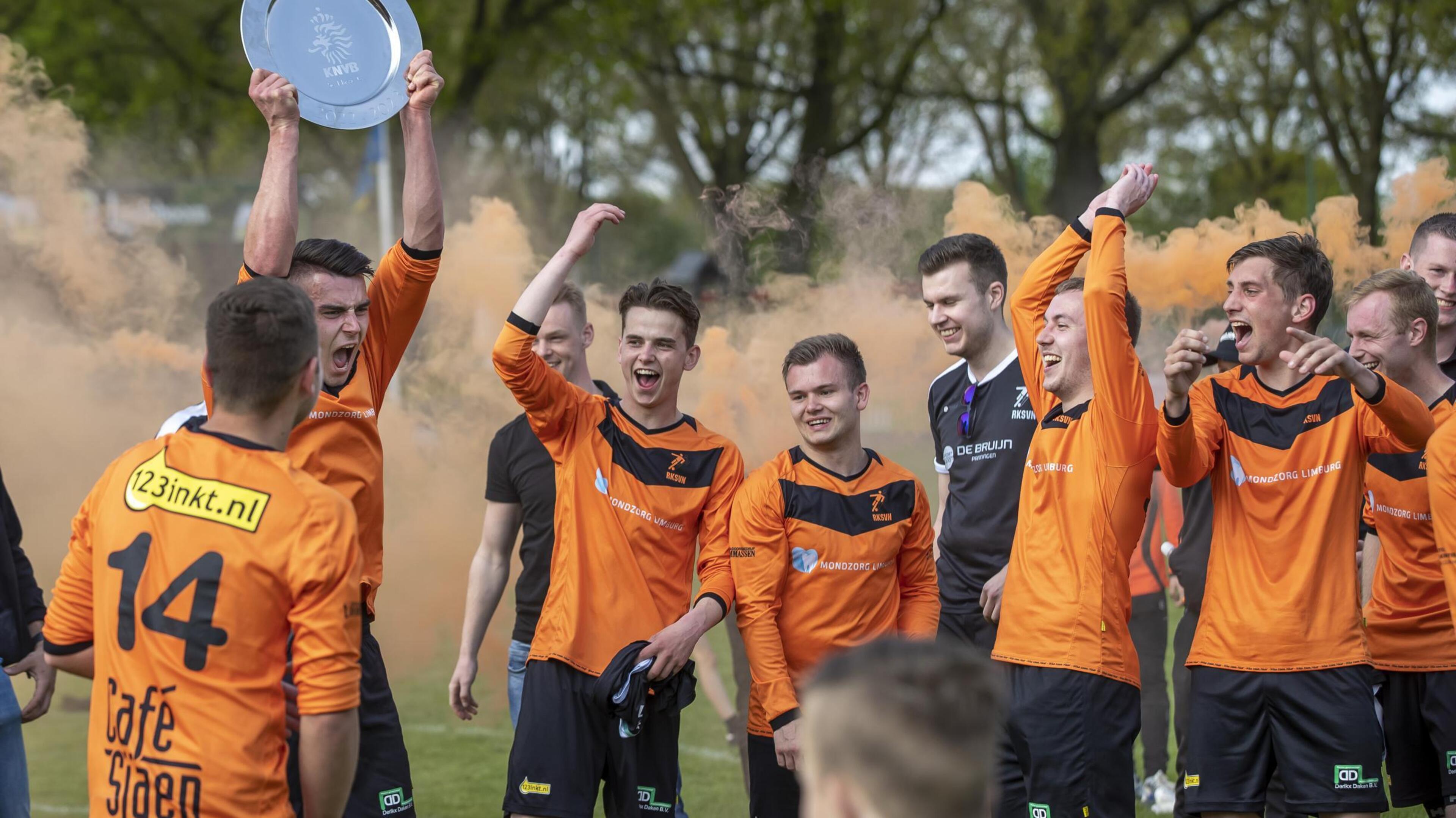 Koploper RKSVN op herhaling: ‘Hebben nog drie kansen om prijs te pakken. En één van de drie zal zeke