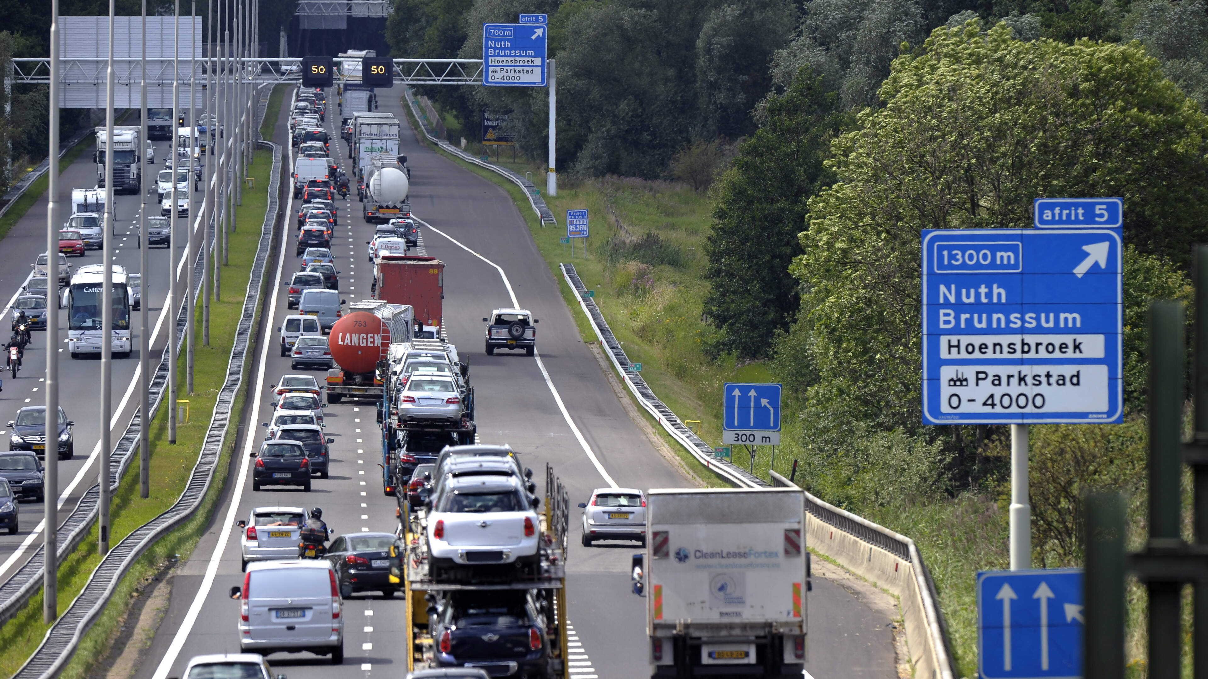 A76 weer helemaal open na ongeval, omleidingsroute ingetrokken