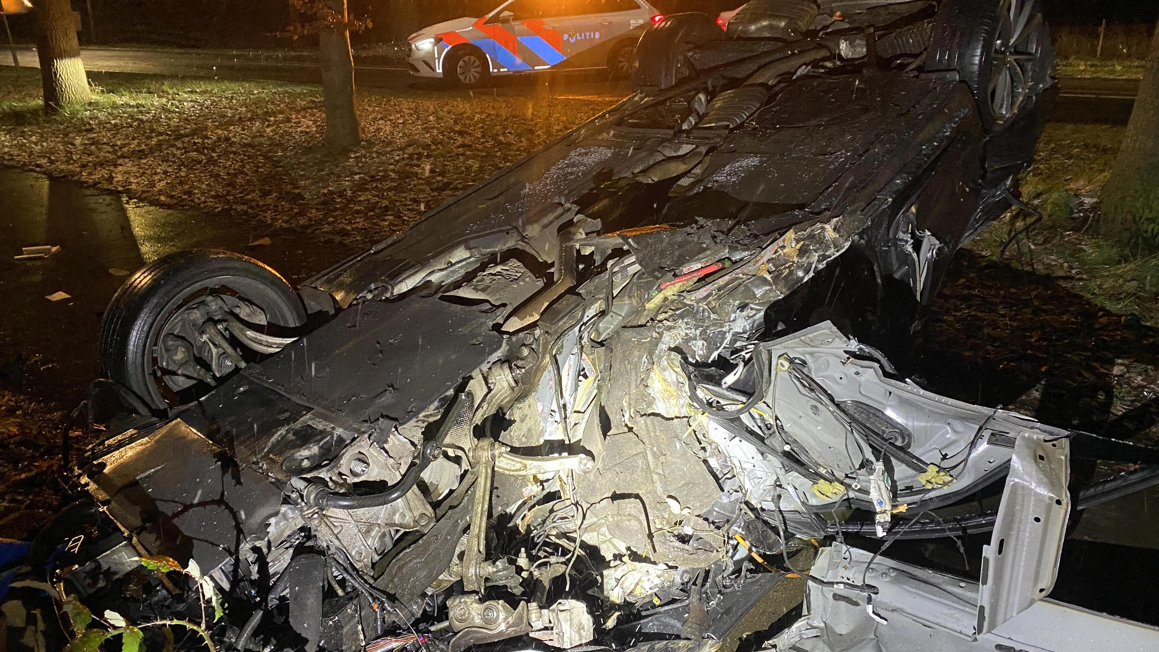 Bestuurder gevlucht bij autocrash in Swalmen