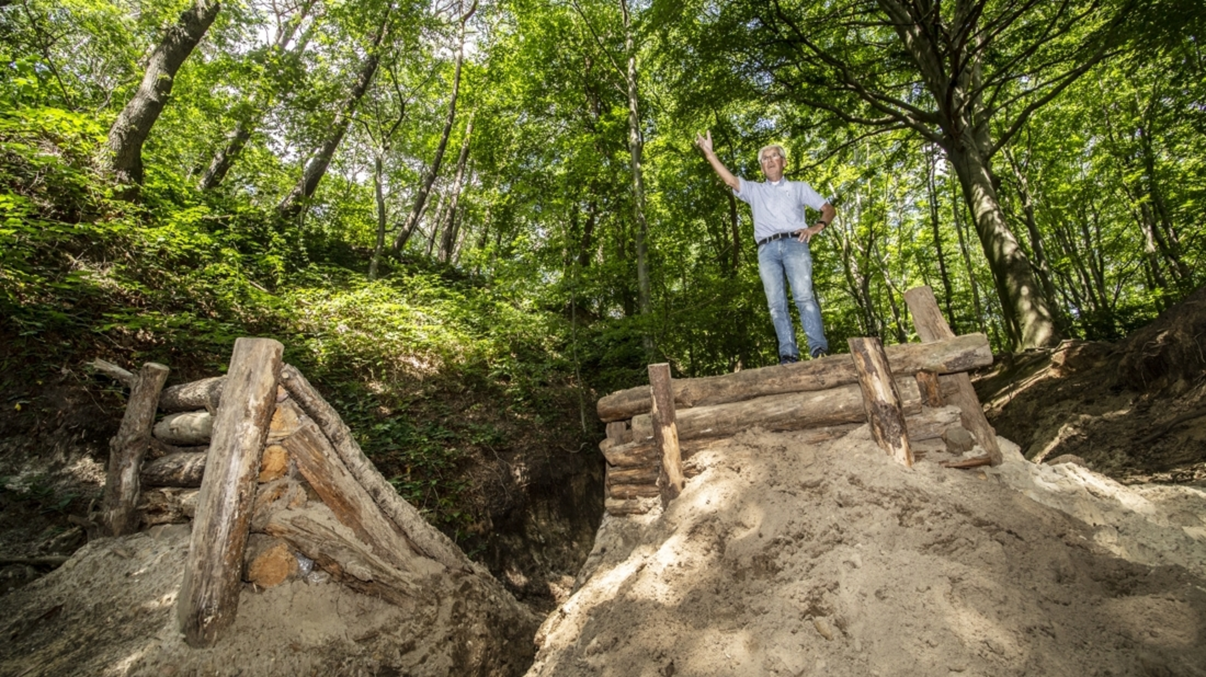 Ergernis over vernielingen in Stammenderbos; dieptepunt is een gemaakte springschans voor mountainbi