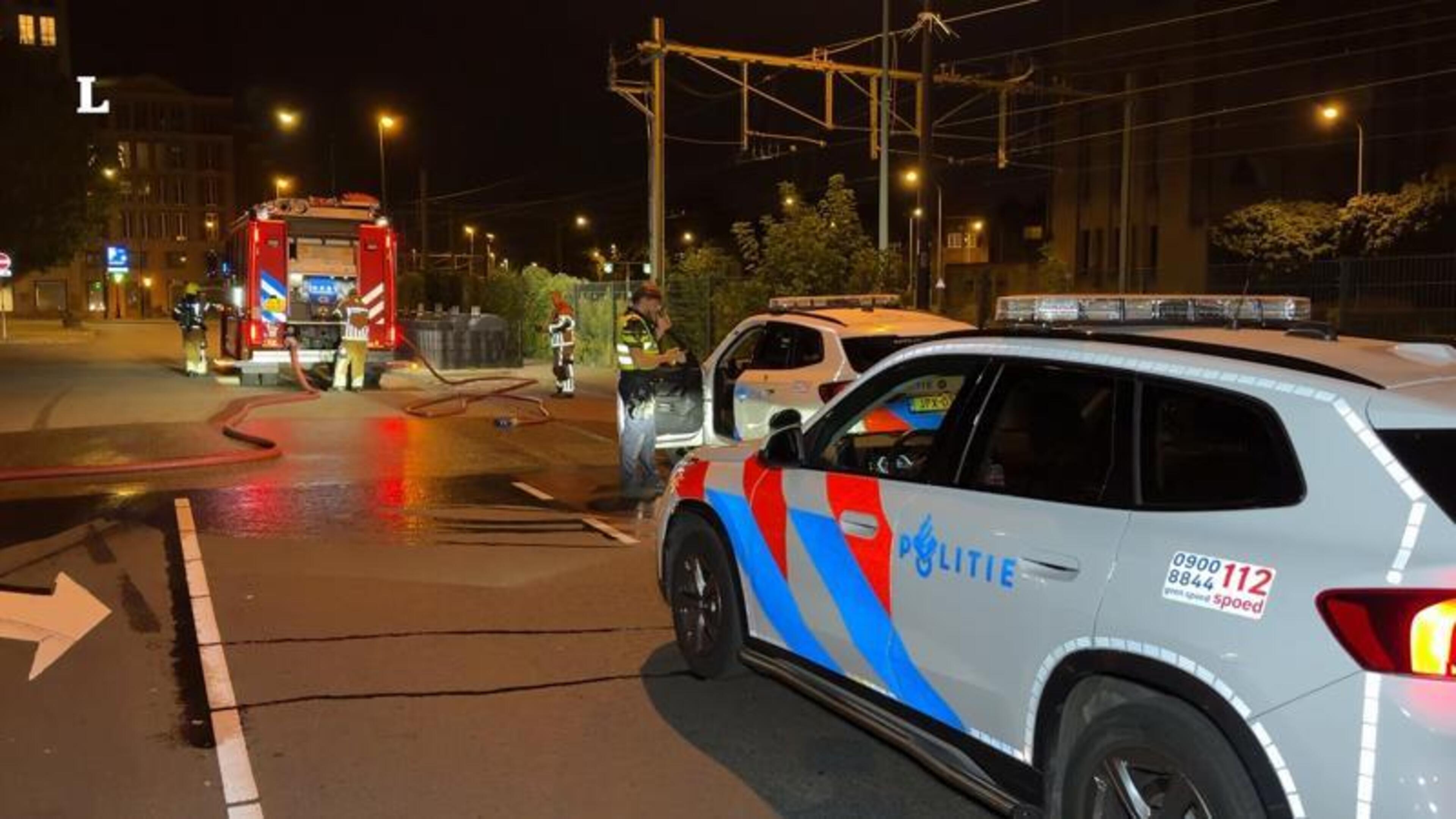 Brand in ondergrondse afvalcontainer Maastricht