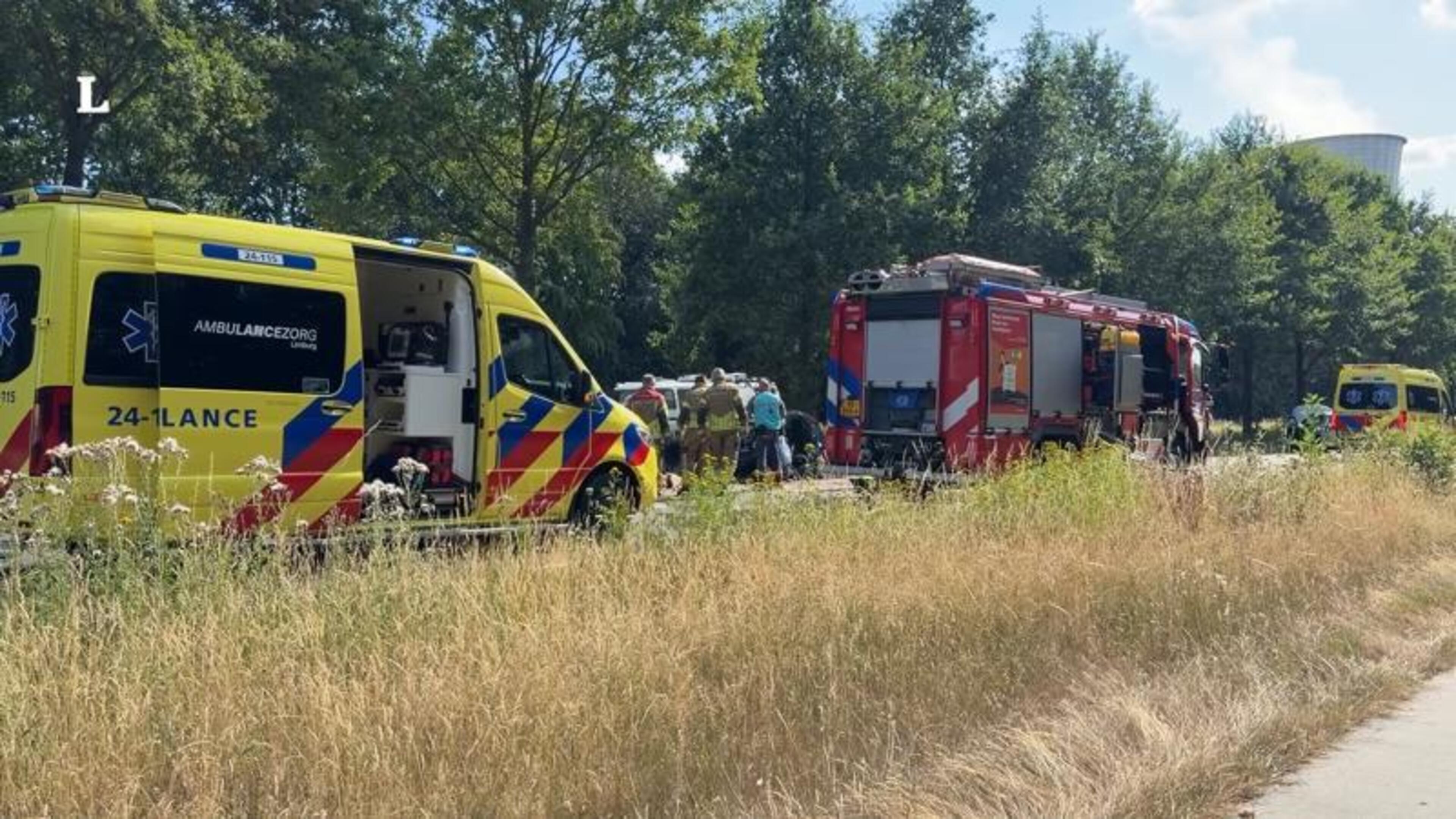 Botsing boom Geleen.