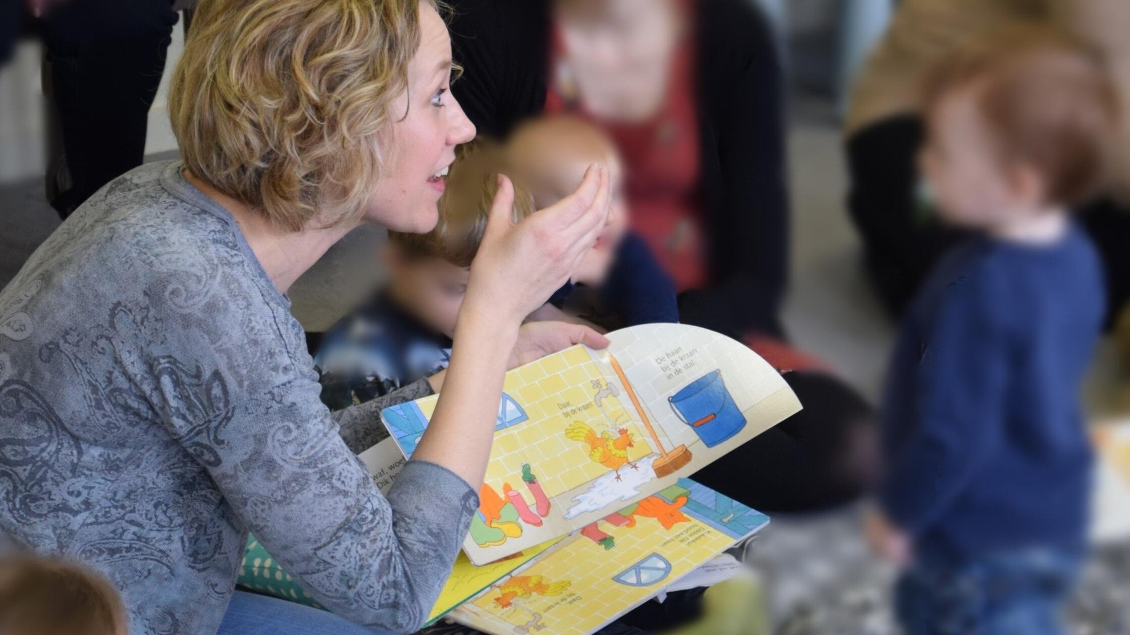 Bieb Landgraaf/Onderbanken helpt ouders bij het leren voorlezen aan kinderen