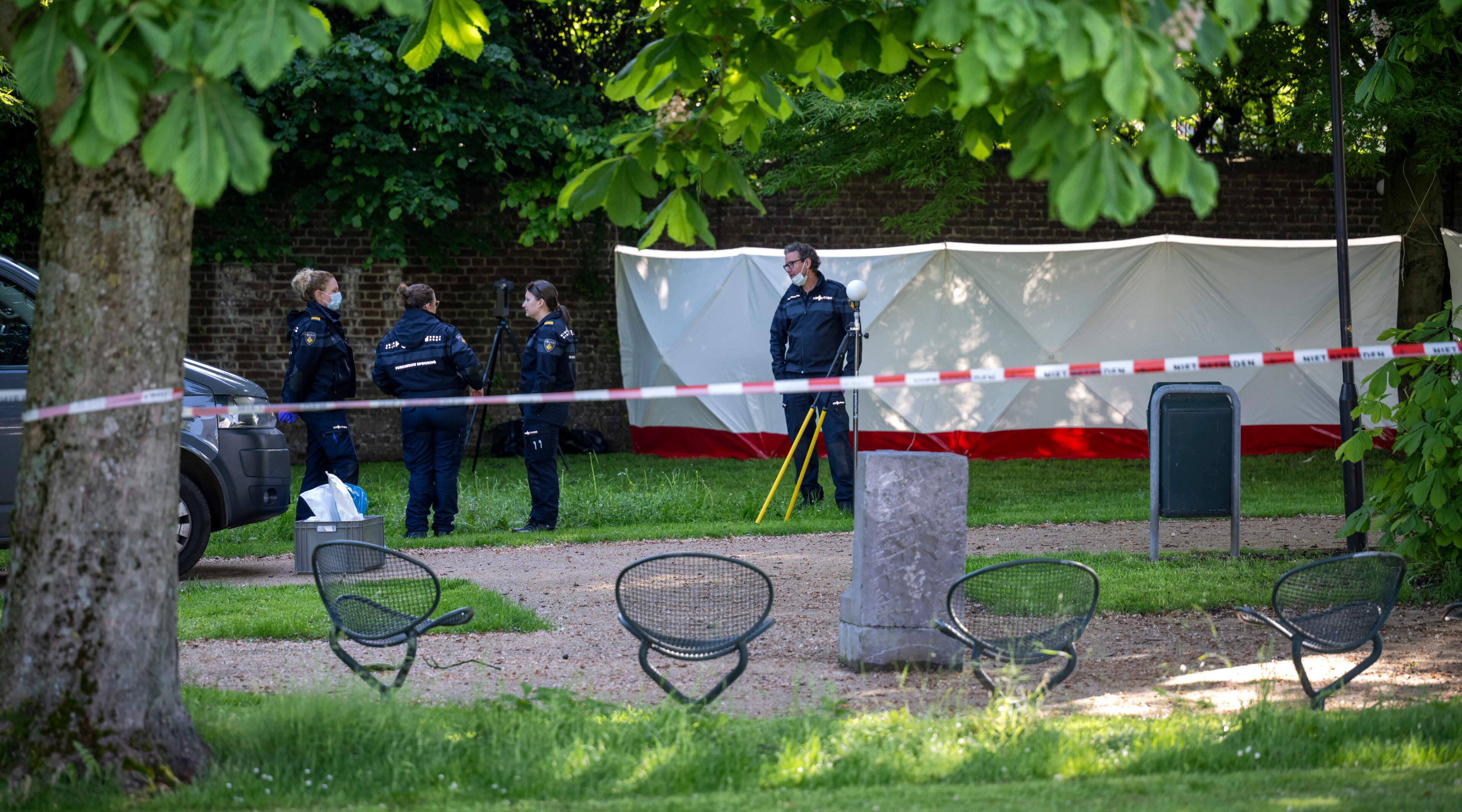 Dodelijke schietpartij in park Vaals verbaast buurt niet: ‘Je kunt er de klok op gelijkzetten: om ha