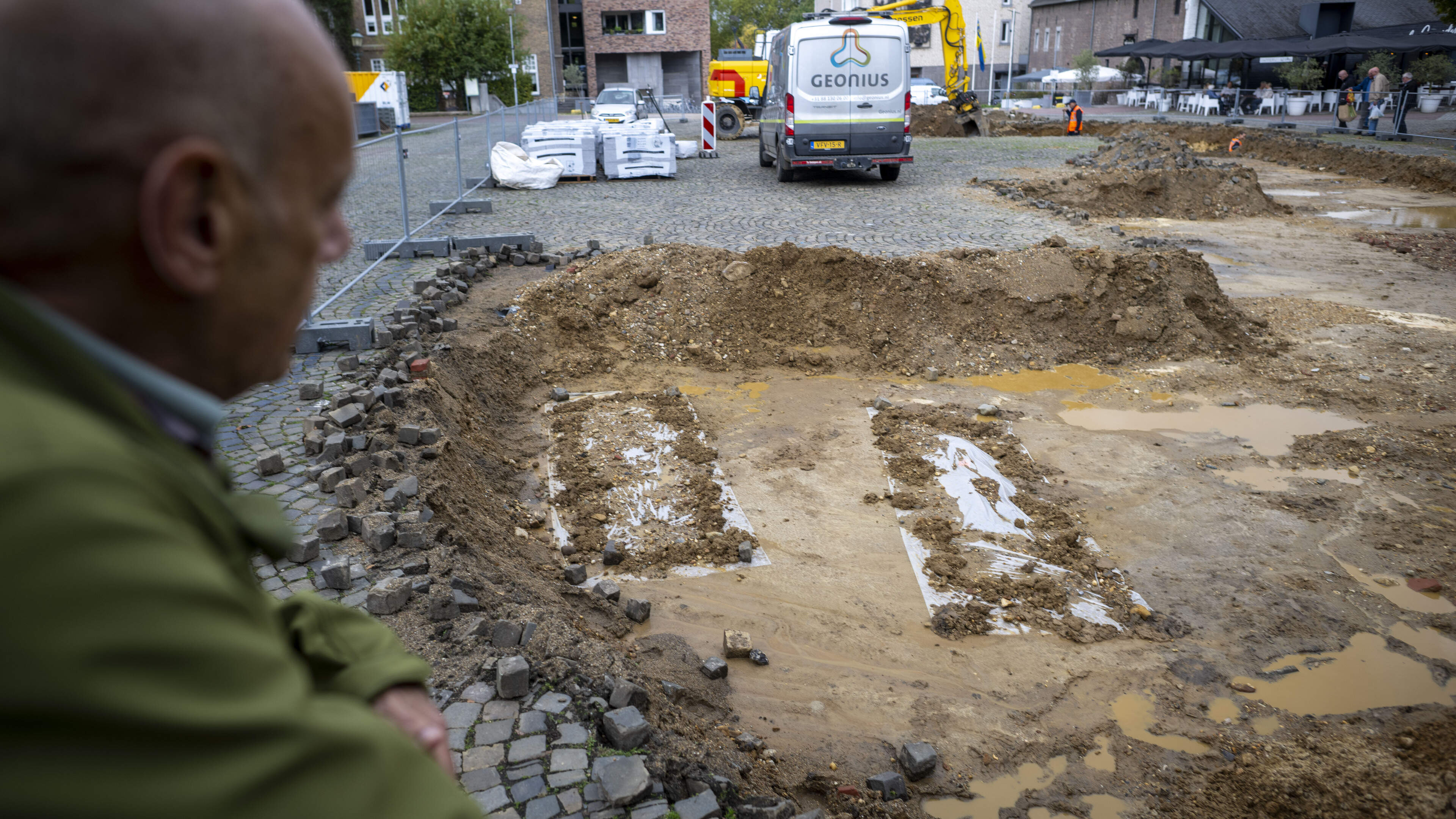 Botresten gevonden bij werkzaamheden op de Markt in Meerssen