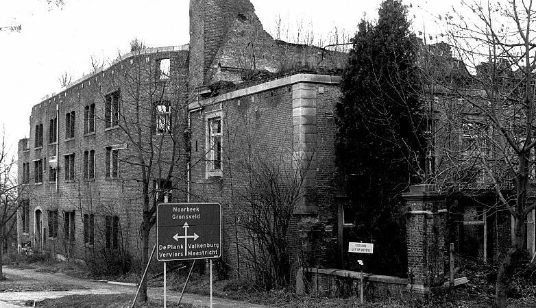 Decennialang was klooster Hoogcruts bij Noorbeek een ruïne, maar beetje bij beetje wordt het complex