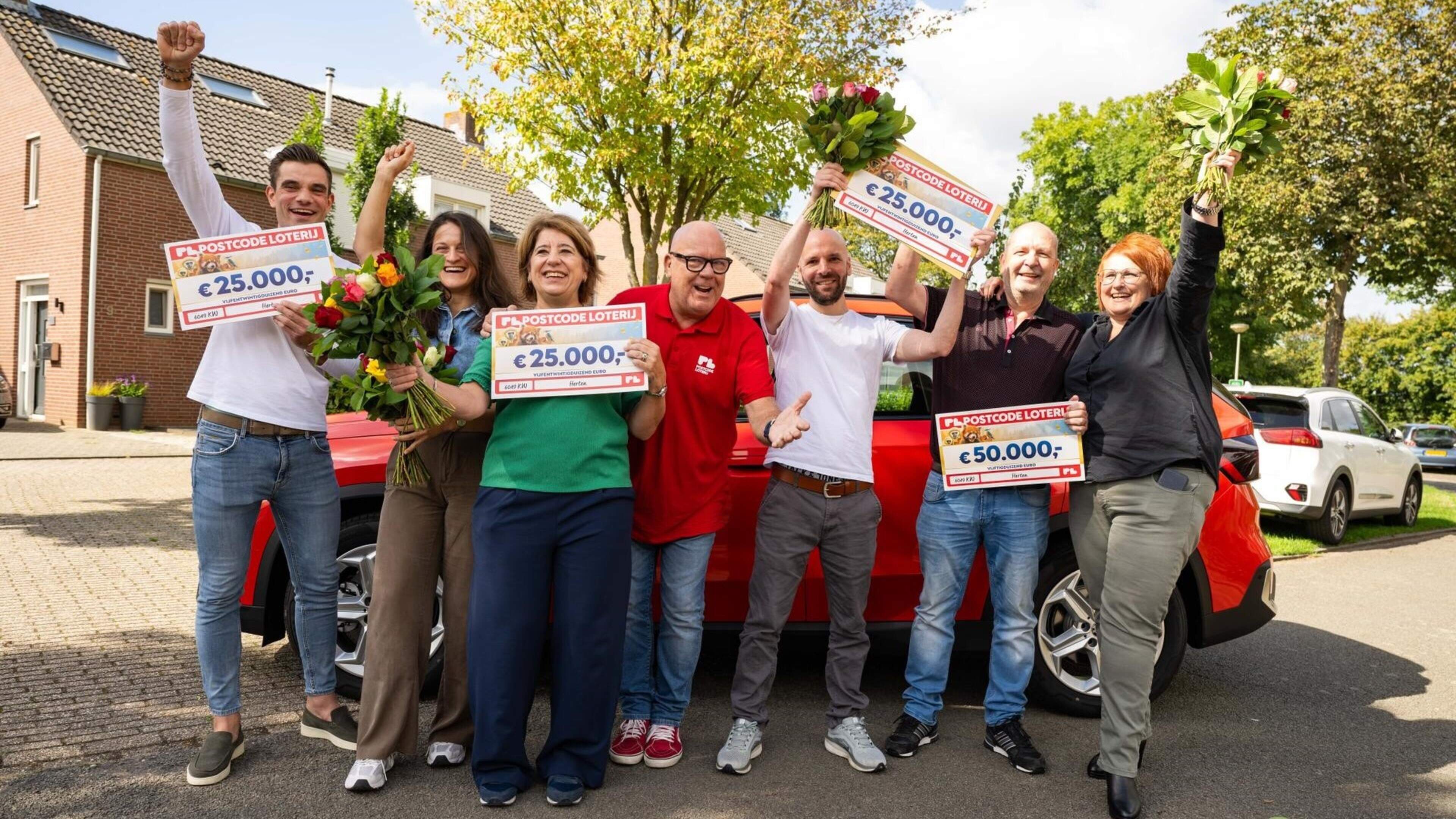 Straatprijs Postcode Loterij valt in Herten: deelnemers winnen tot 50.000 euro en BMW