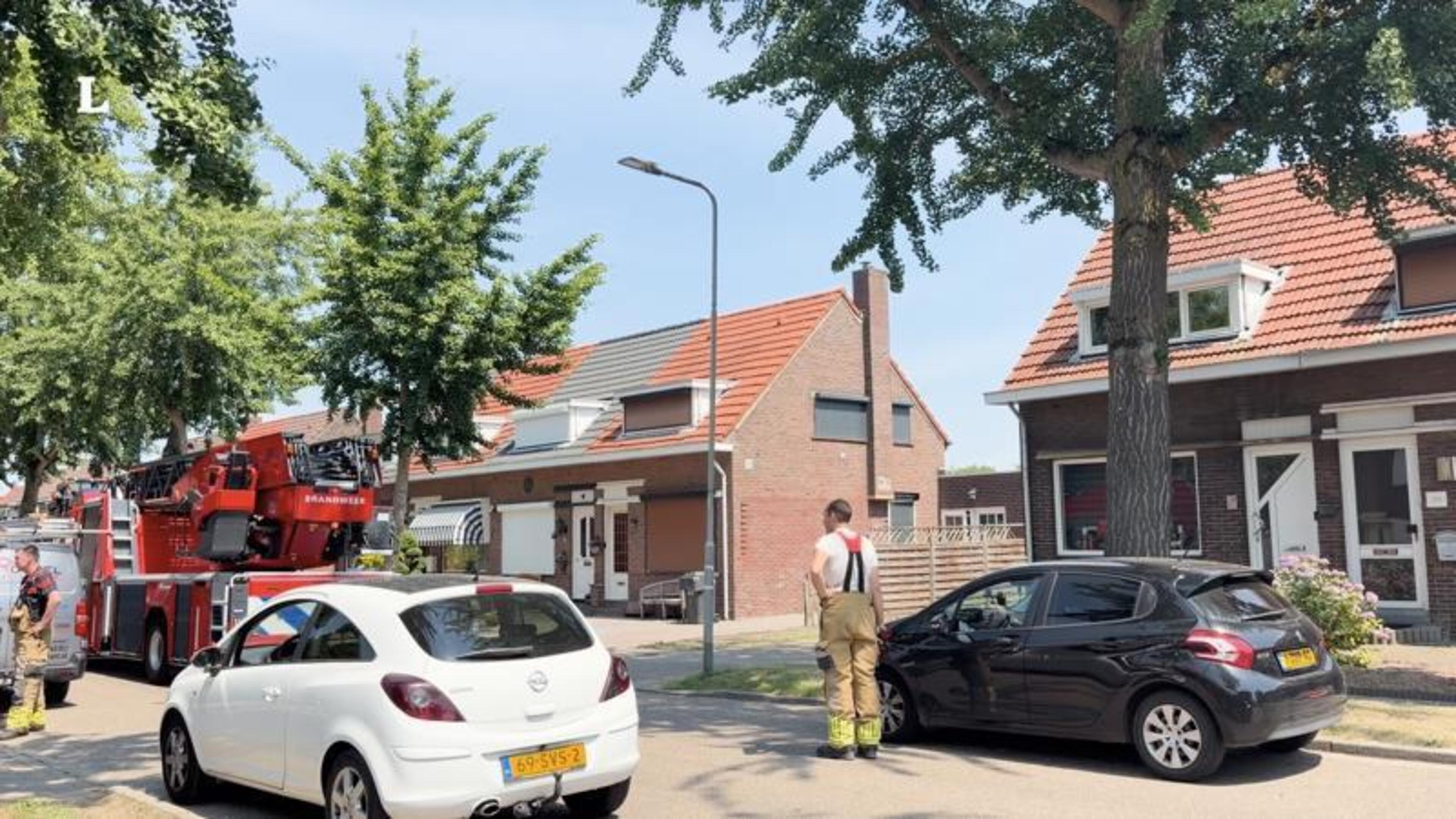 Brand schuur Geleen