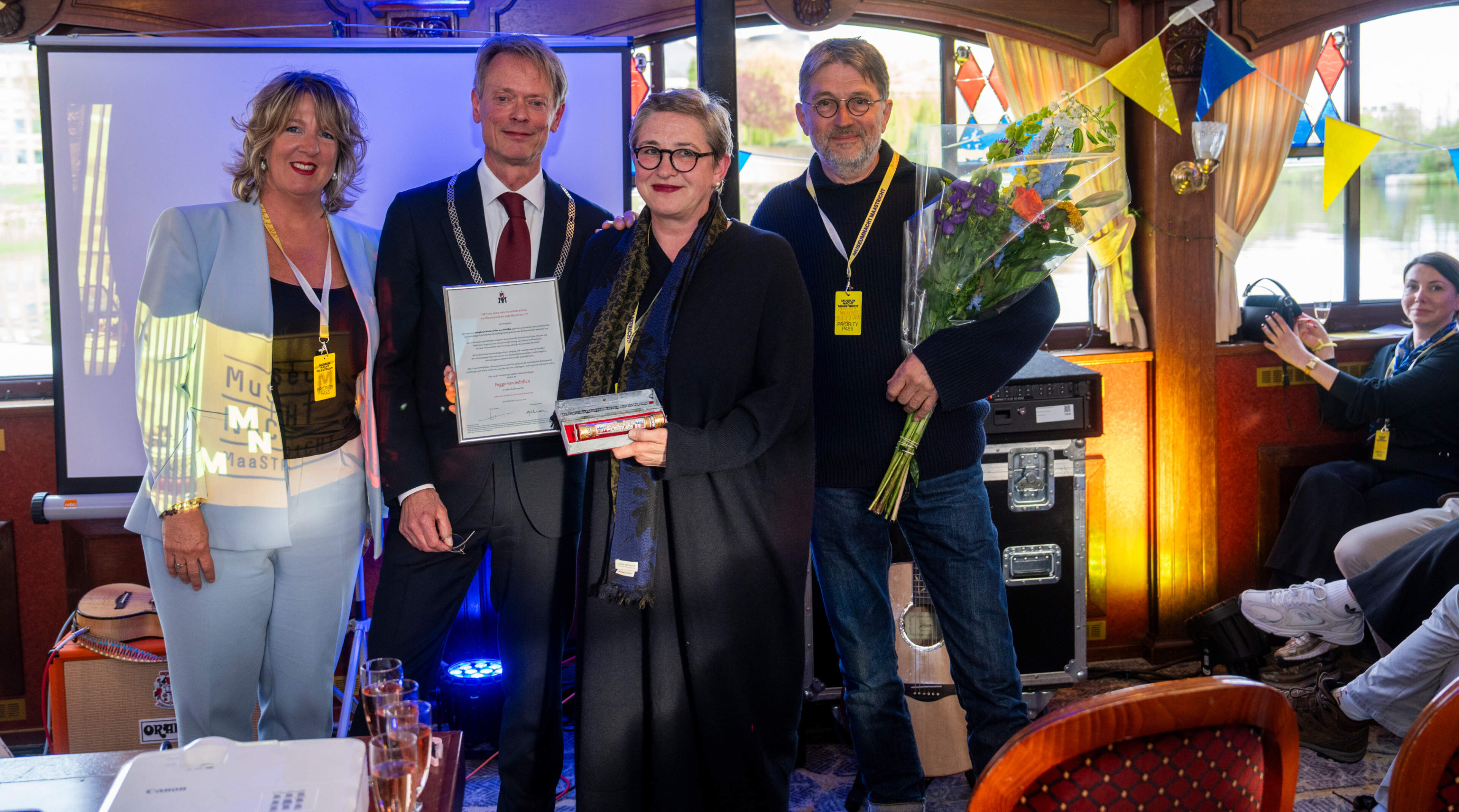 Peggy van Sebillen ontvangt stedelijke onderscheiding voor jarenlange inzet Museumnacht Maastricht