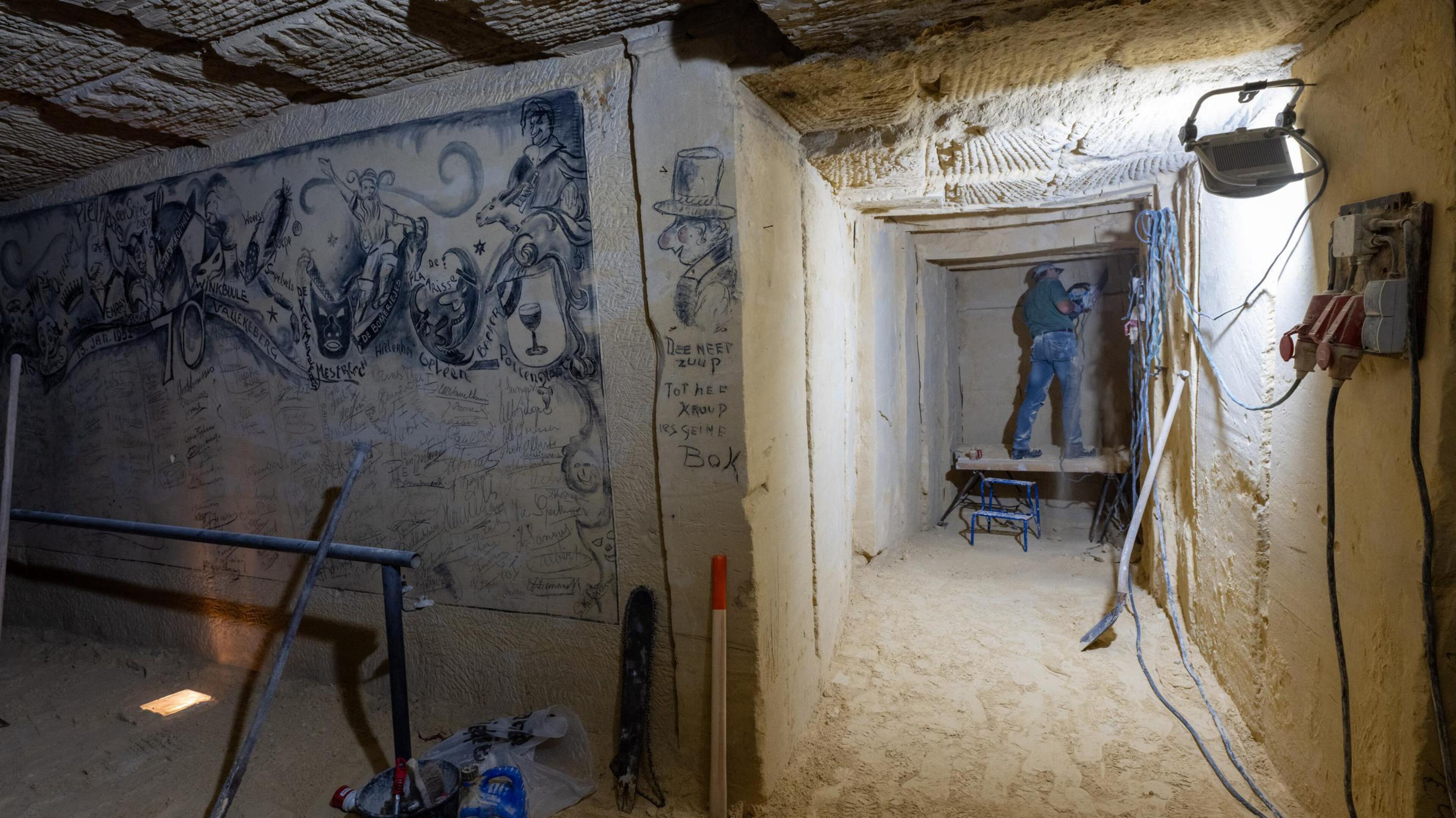 Doorbraak nabij: eerste nieuwe doorgang in de Valkenburger groeve in misschien wel 100 jaar tijd