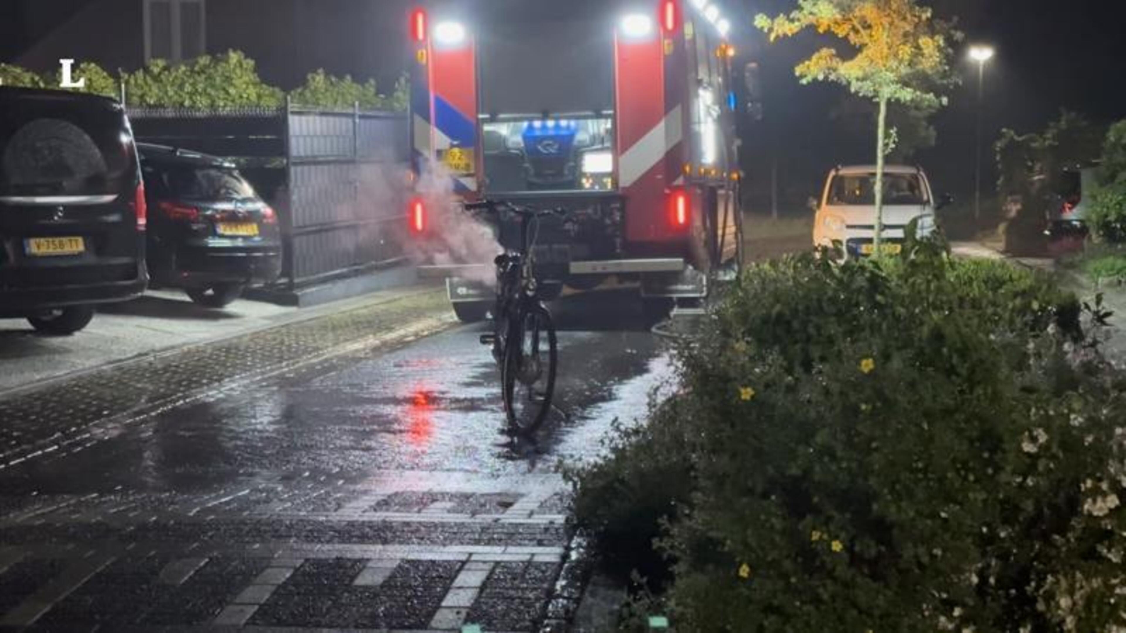 Elektrische fiets vat vlam in Brunssum