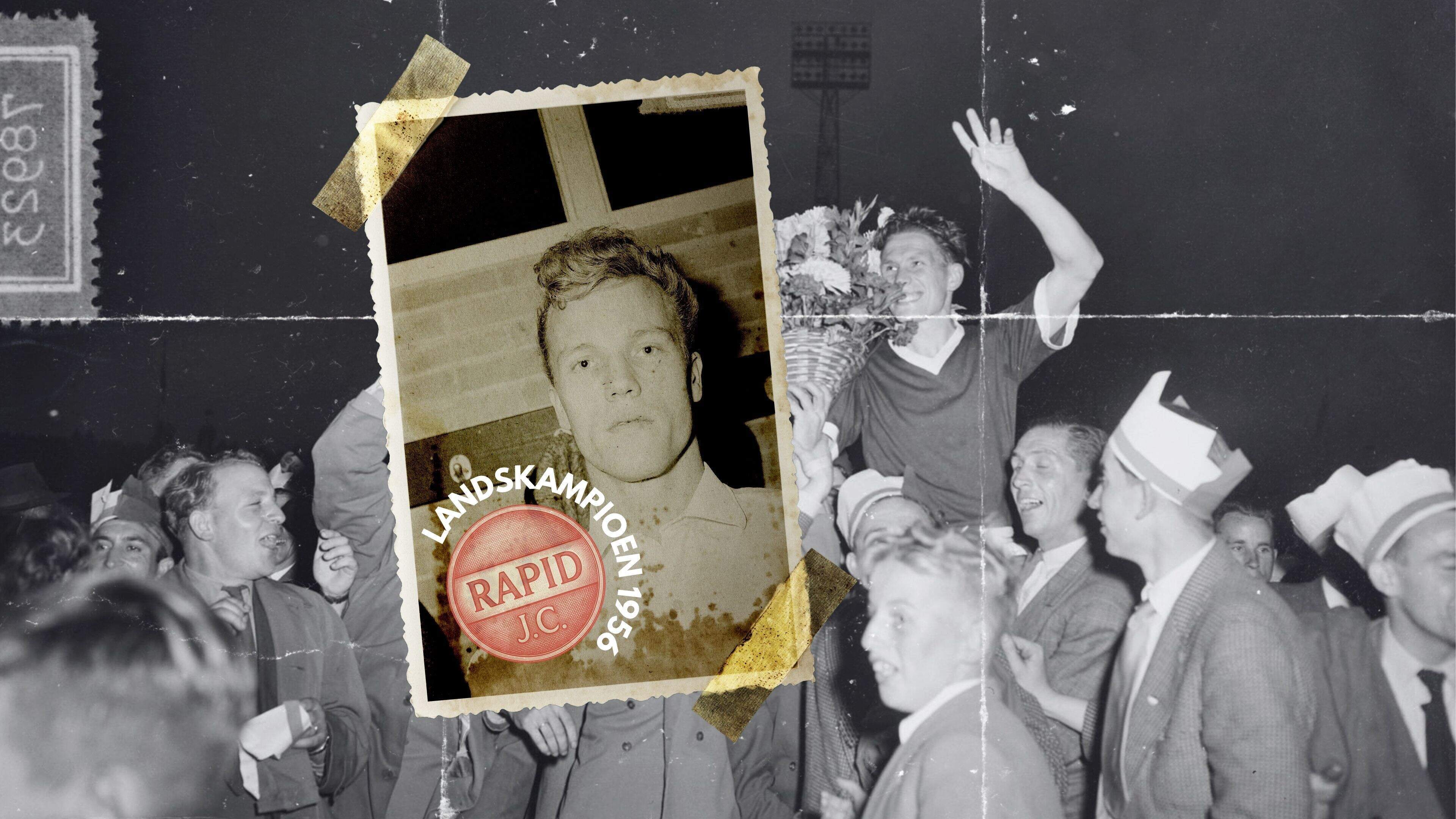 Hub Lenz (88), de enige nog levende speler van het kampioensteam van Rapid JC: over een ontnomen int