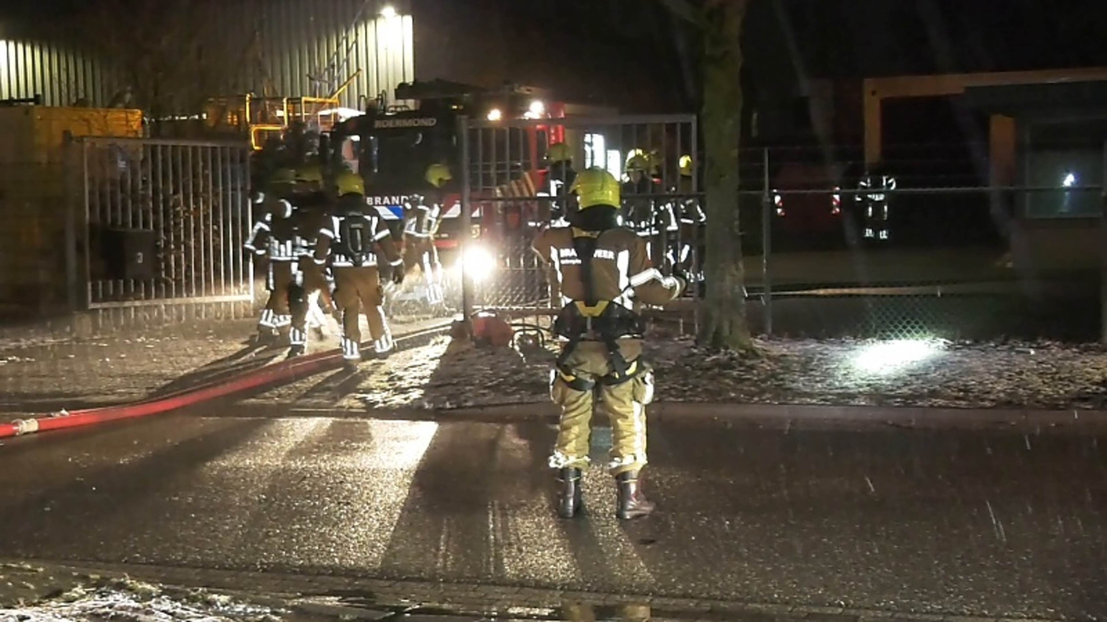 Brand industrieterrein Haelen