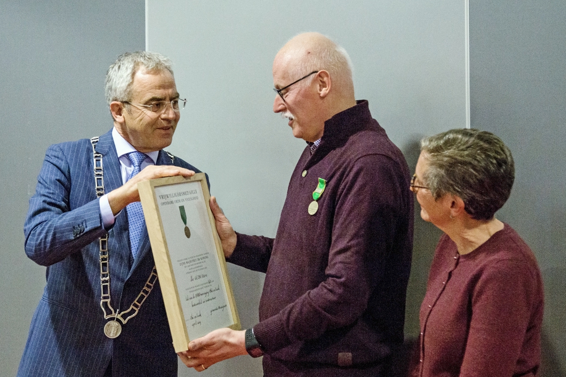 EHBO-vrijwilligersmedaille voor Gerard Peters