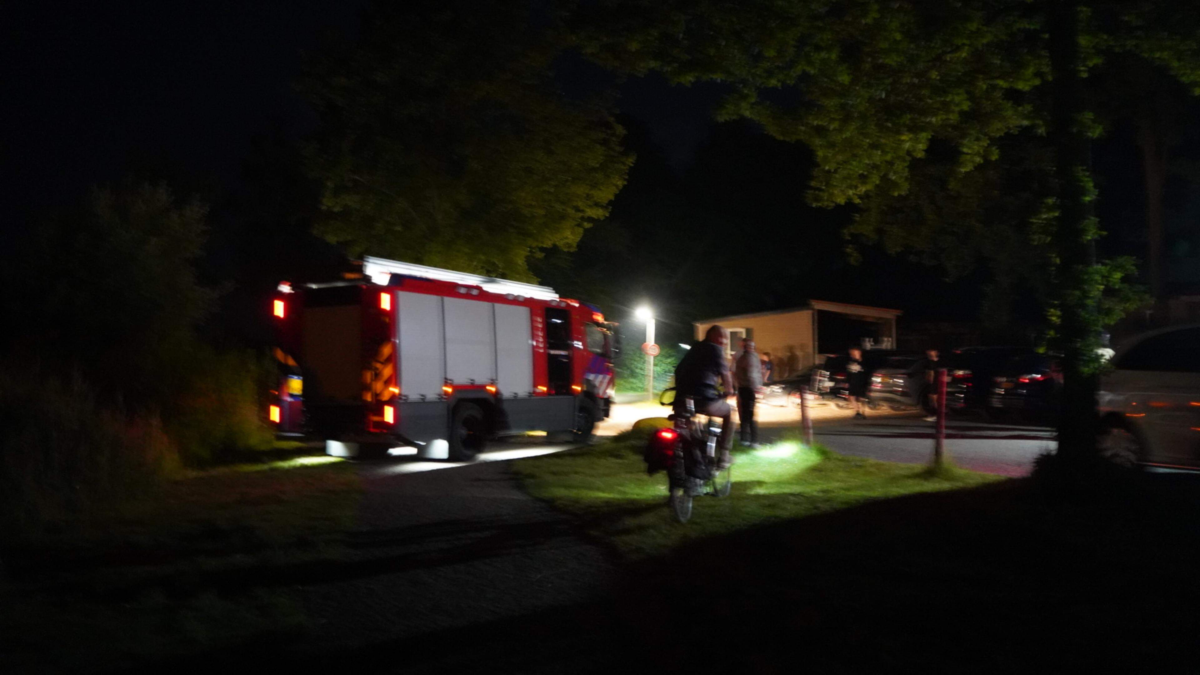 Persoon uit vijver op camping in Sevenum gered