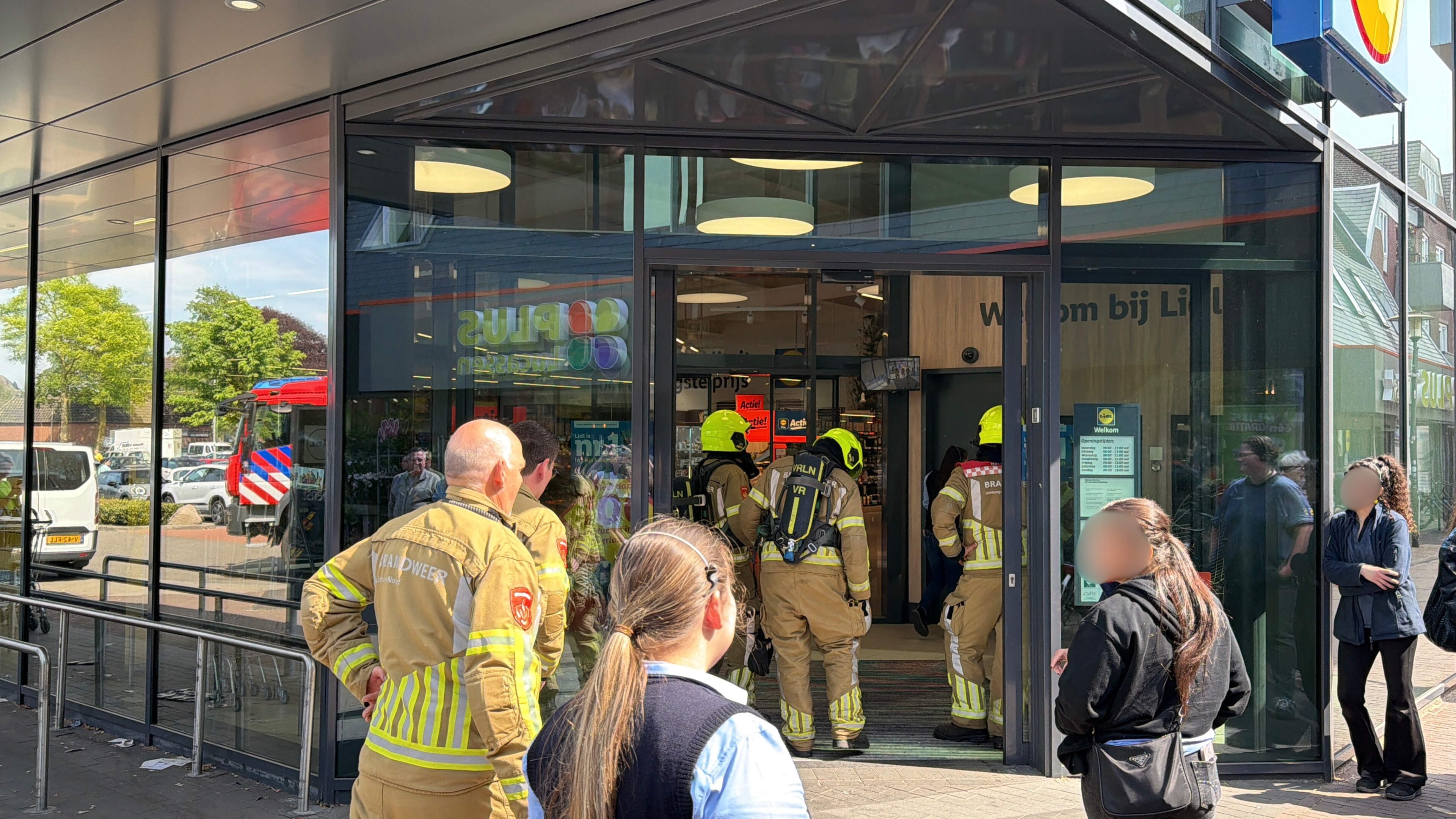 Supermarkt ontruimd vanwege gaslucht in Horst