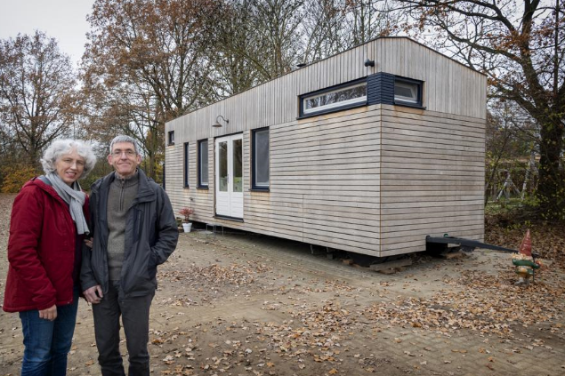 Geluk zit in een klein huisje: bewoners staan te trappelen om eerste tiny houses Beekdaelen te betre